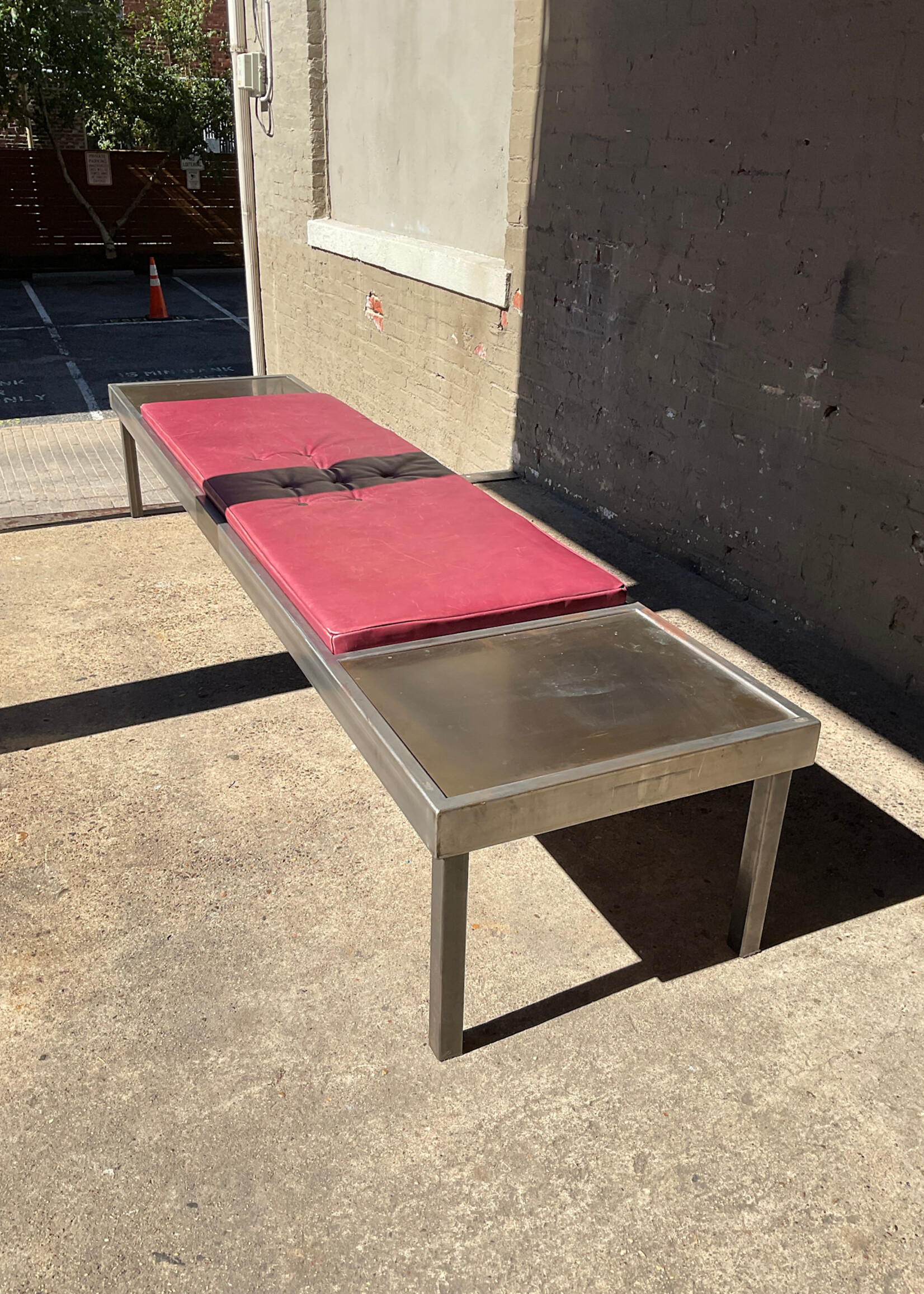 GOODWOOD Iron & Leather Bench