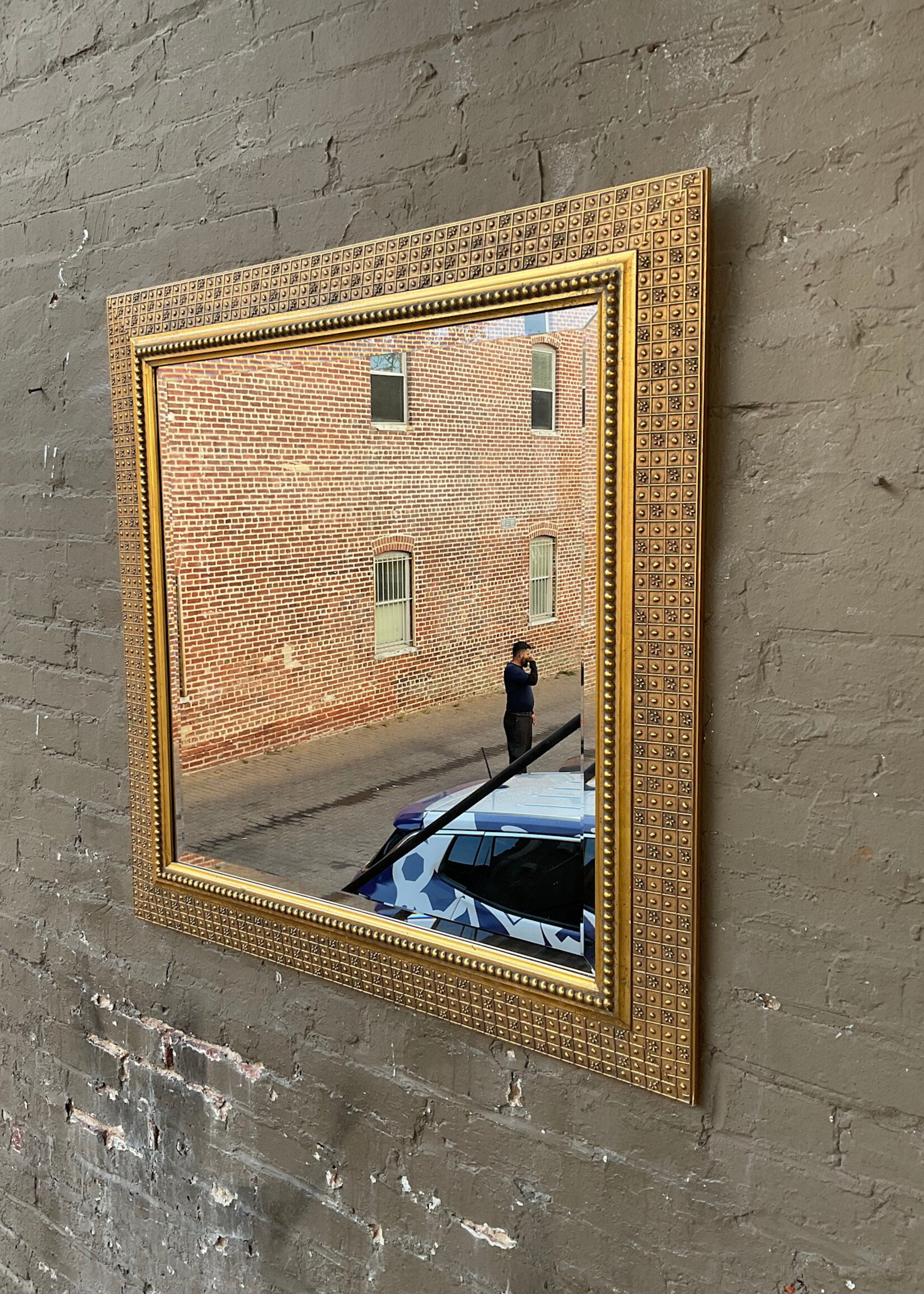 GOODWOOD Gilt Beveled Mirror