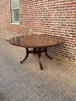 GOODWOOD Burl Mahogany Center Table by Henredon