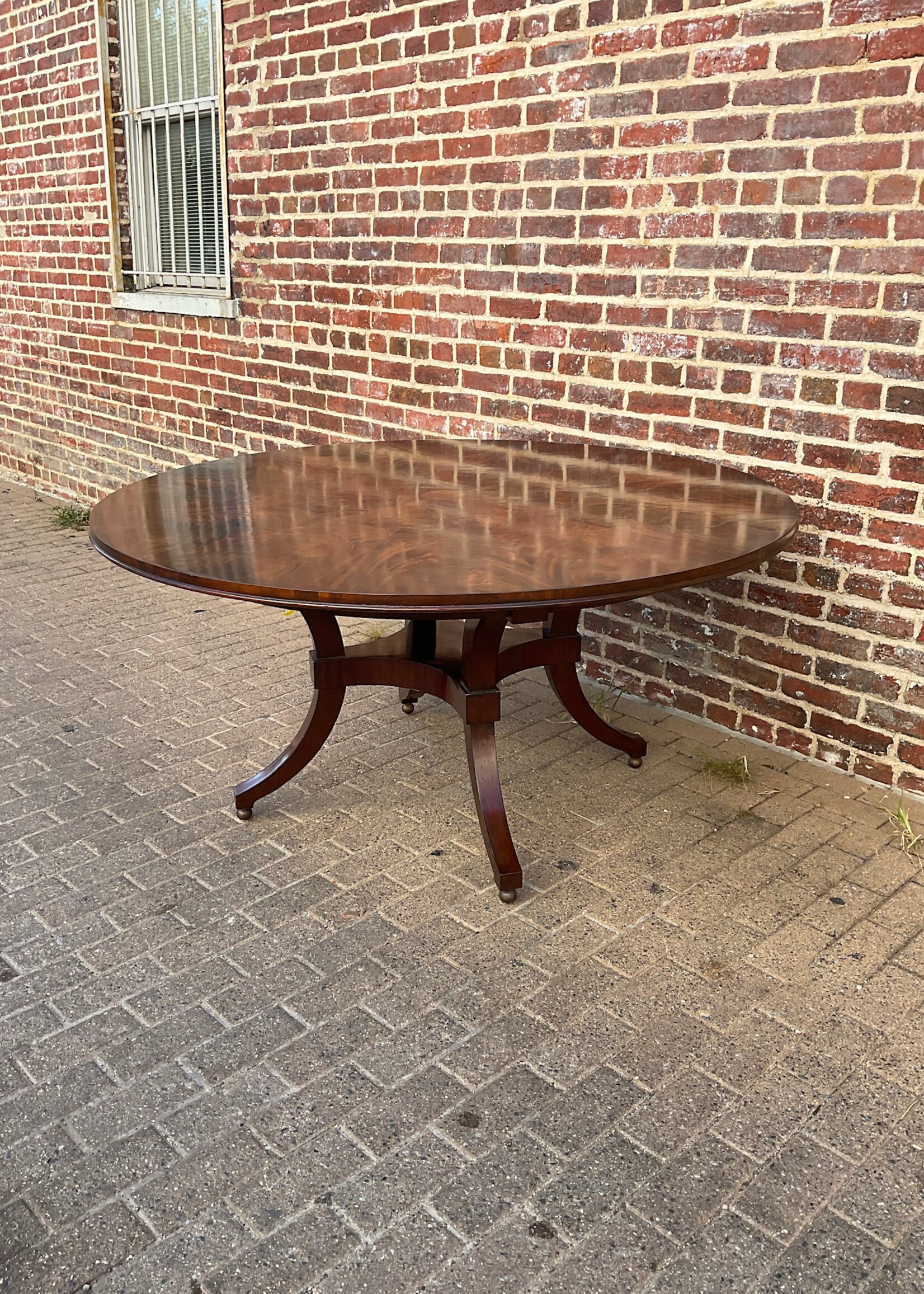 GOODWOOD Burl Mahogany Center Table by Henredon