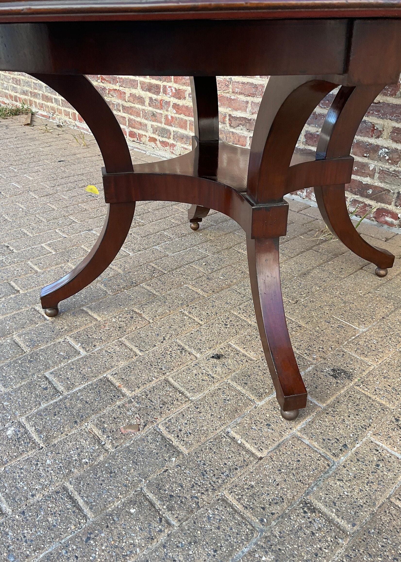 GOODWOOD Burl Mahogany Center Table by Henredon