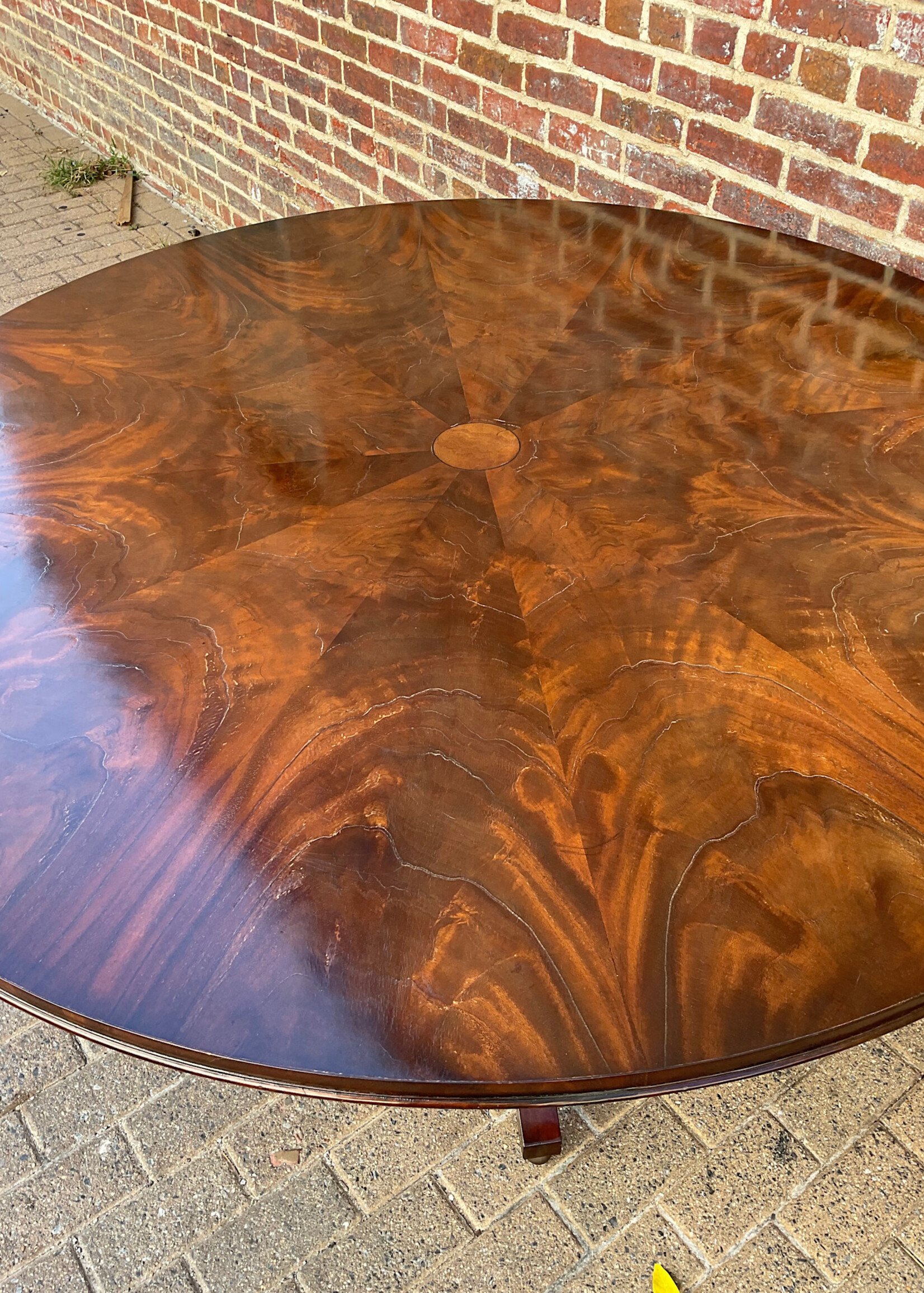 GOODWOOD Burl Mahogany Center Table by Henredon