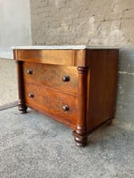 GOODWOOD Antique Irish Marble Top Dresser
