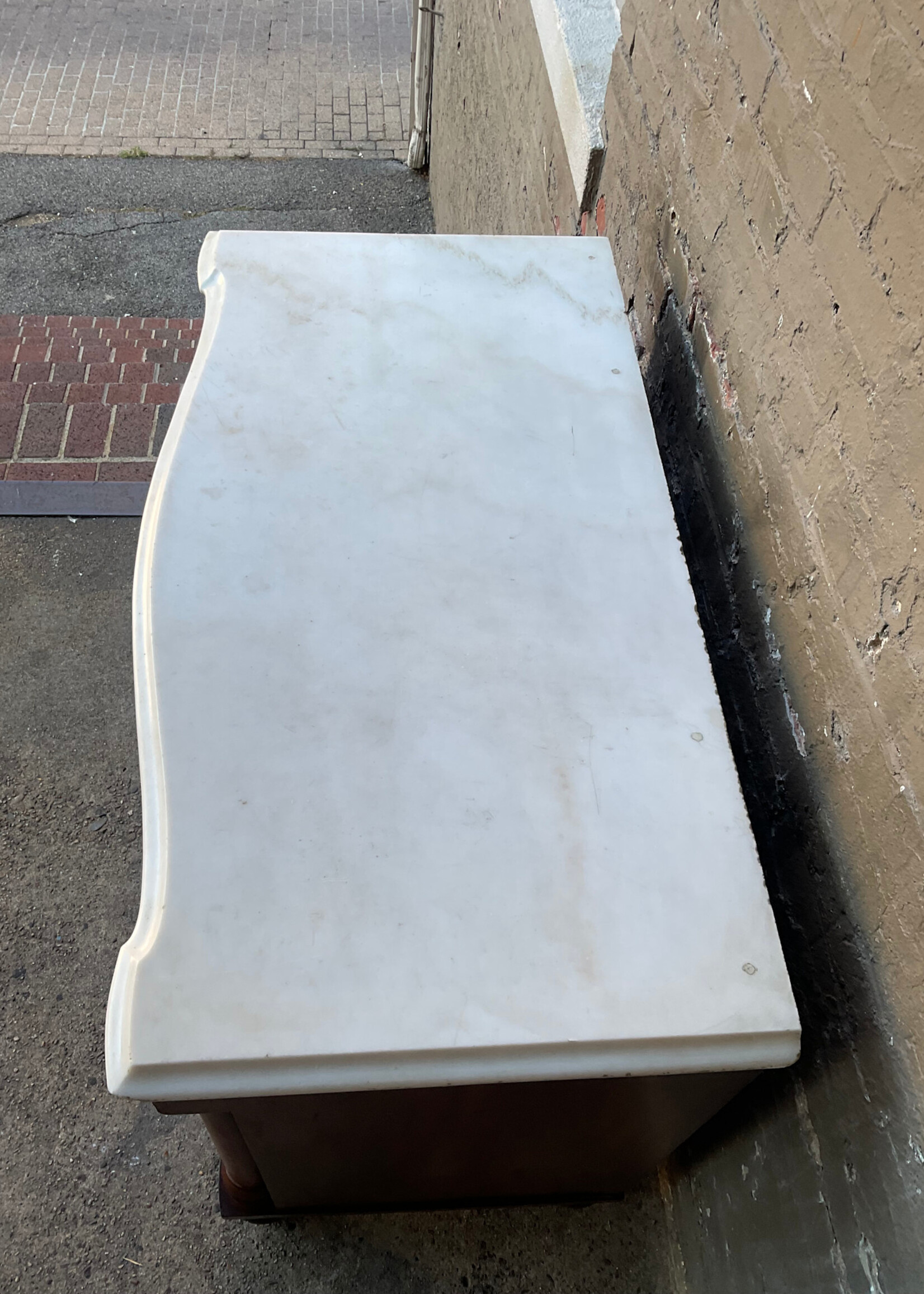 GOODWOOD Antique Irish Marble Top Dresser