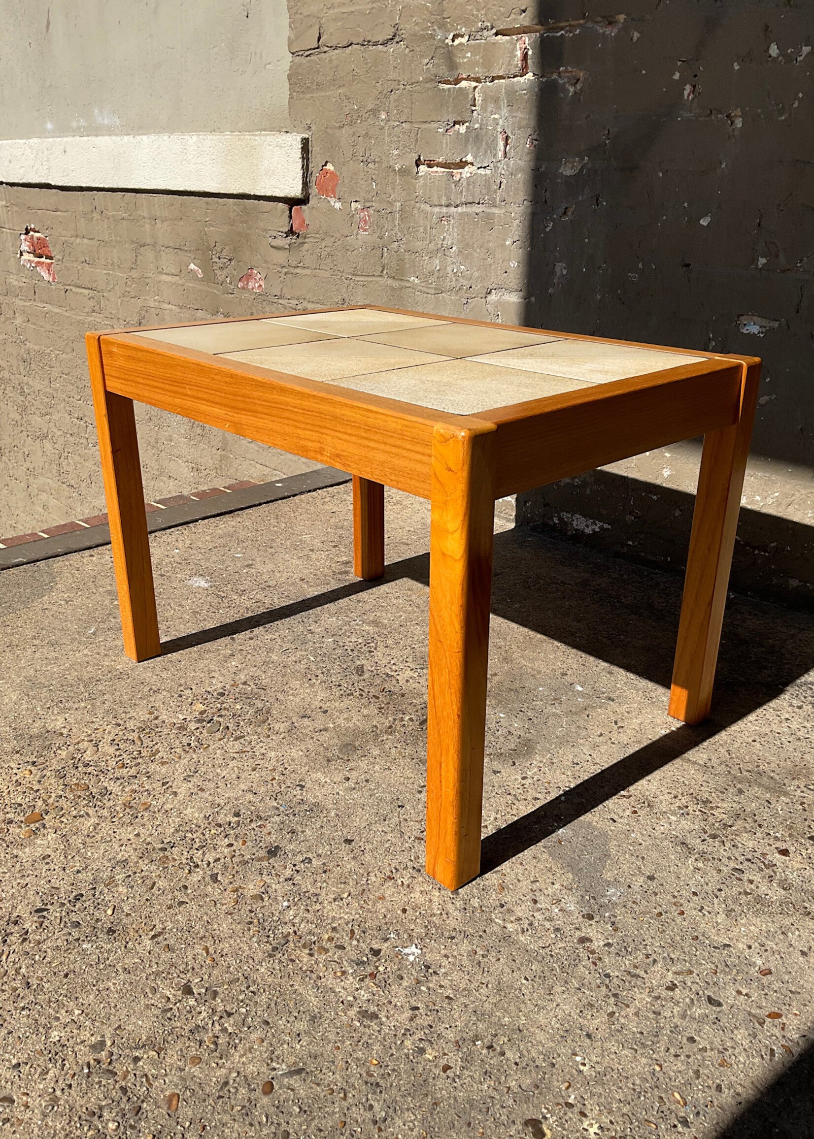 GOODWOOD Danish Modern Tile Top Side Table