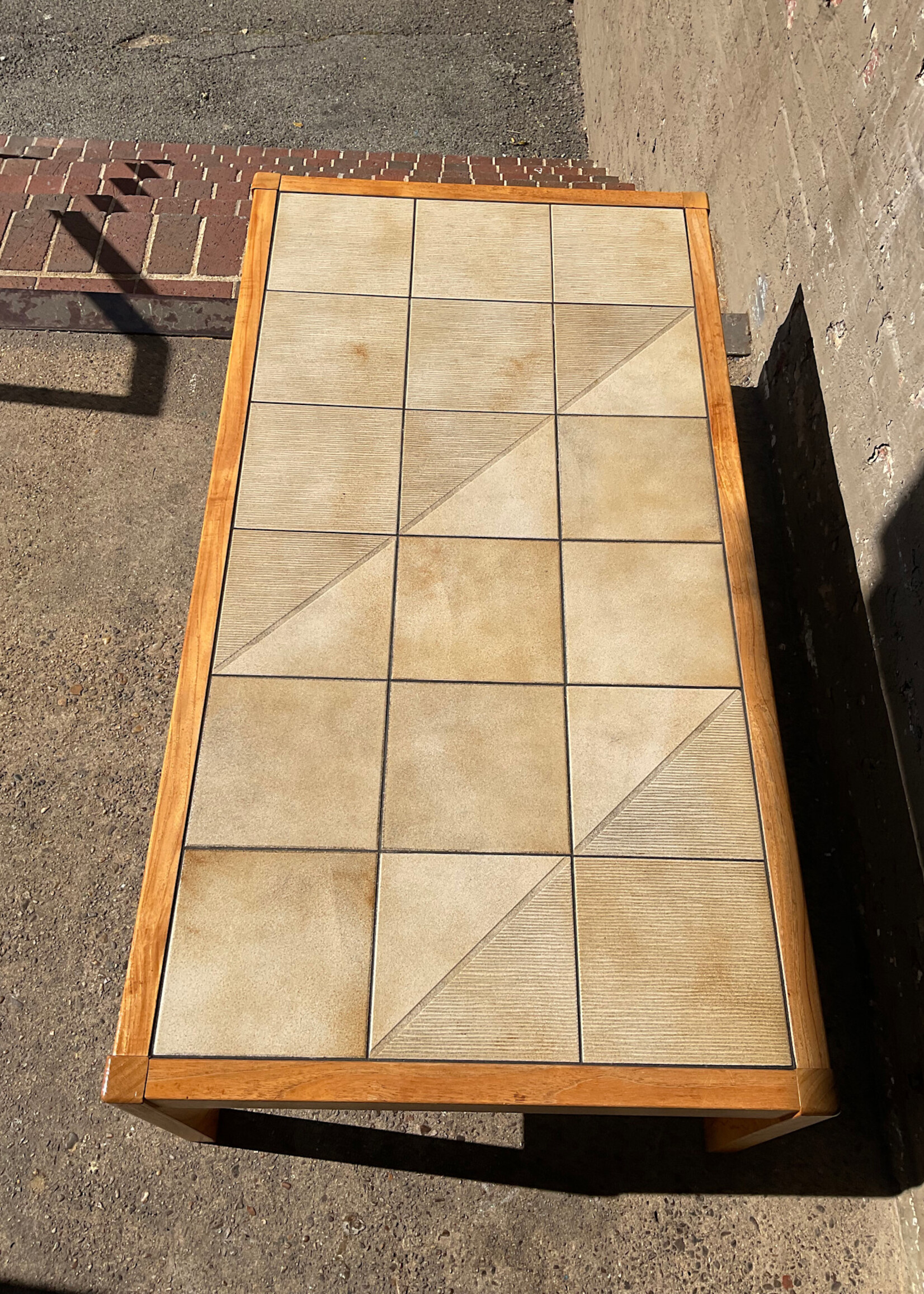 GOODWOOD Danish Modern Tile Top Coffee Table
