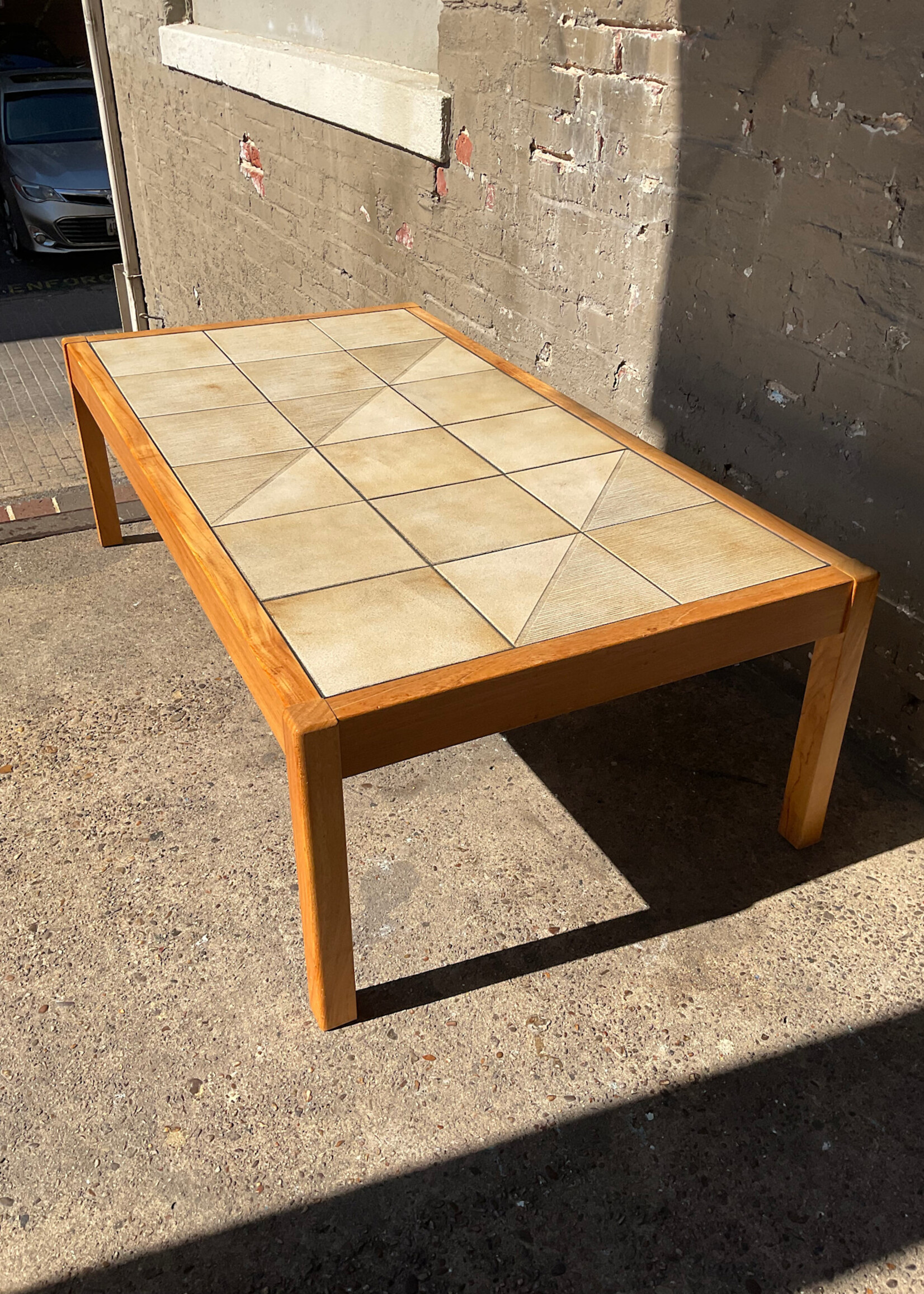 GOODWOOD Danish Modern Tile Top Coffee Table