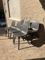 GOODWOOD Set of 6 Black Ikea Odger Chairs