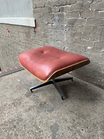 GOODWOOD Eames Style Leather Ottoman