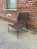 GOODWOOD Vintage Iron & Wicker Chair