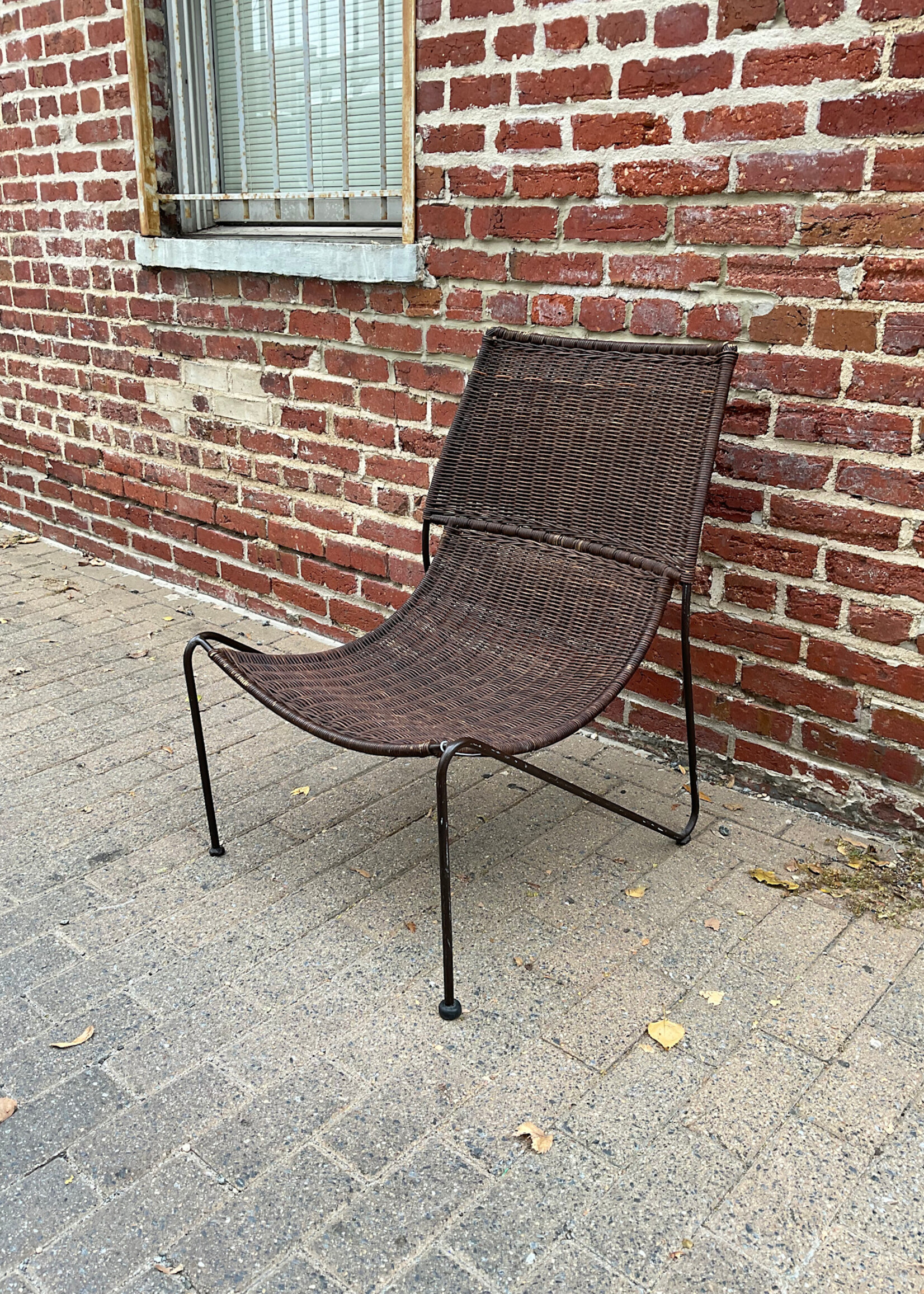 GOODWOOD Vintage Iron & Wicker Chair