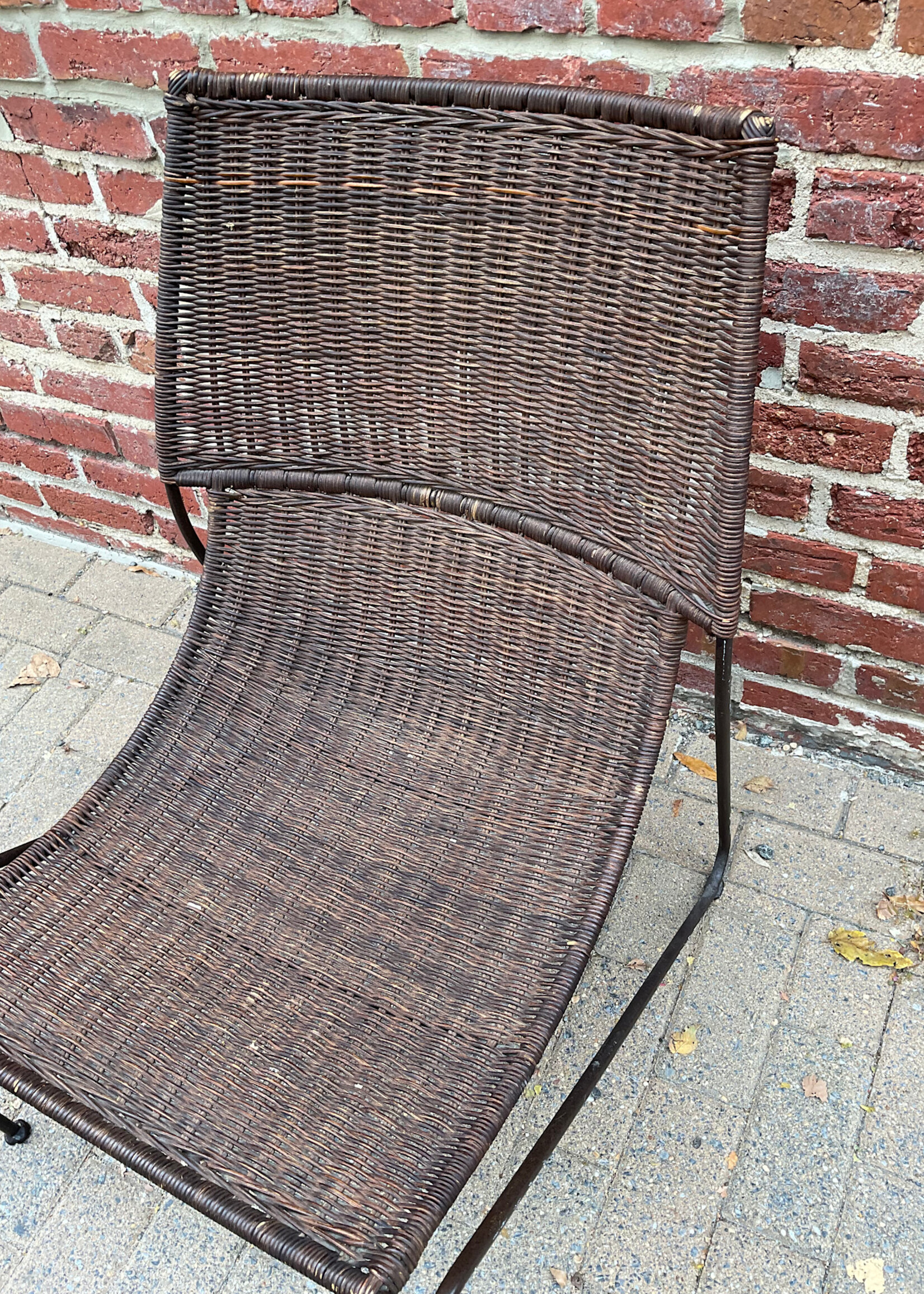 GOODWOOD Vintage Iron & Wicker Chair