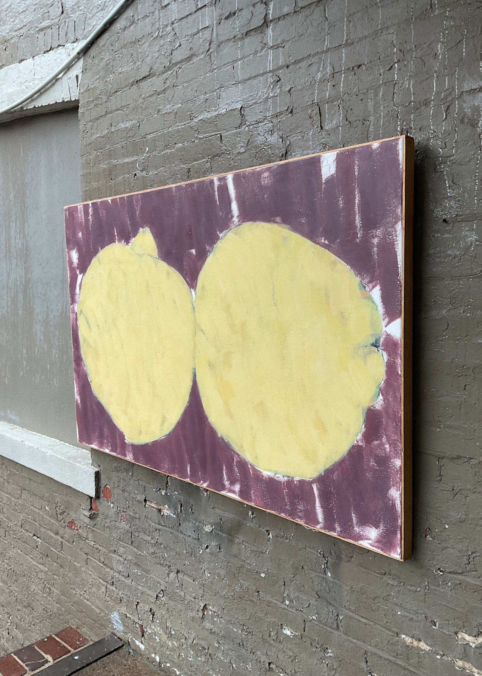 GOODWOOD Two Lemons, Oil on Board