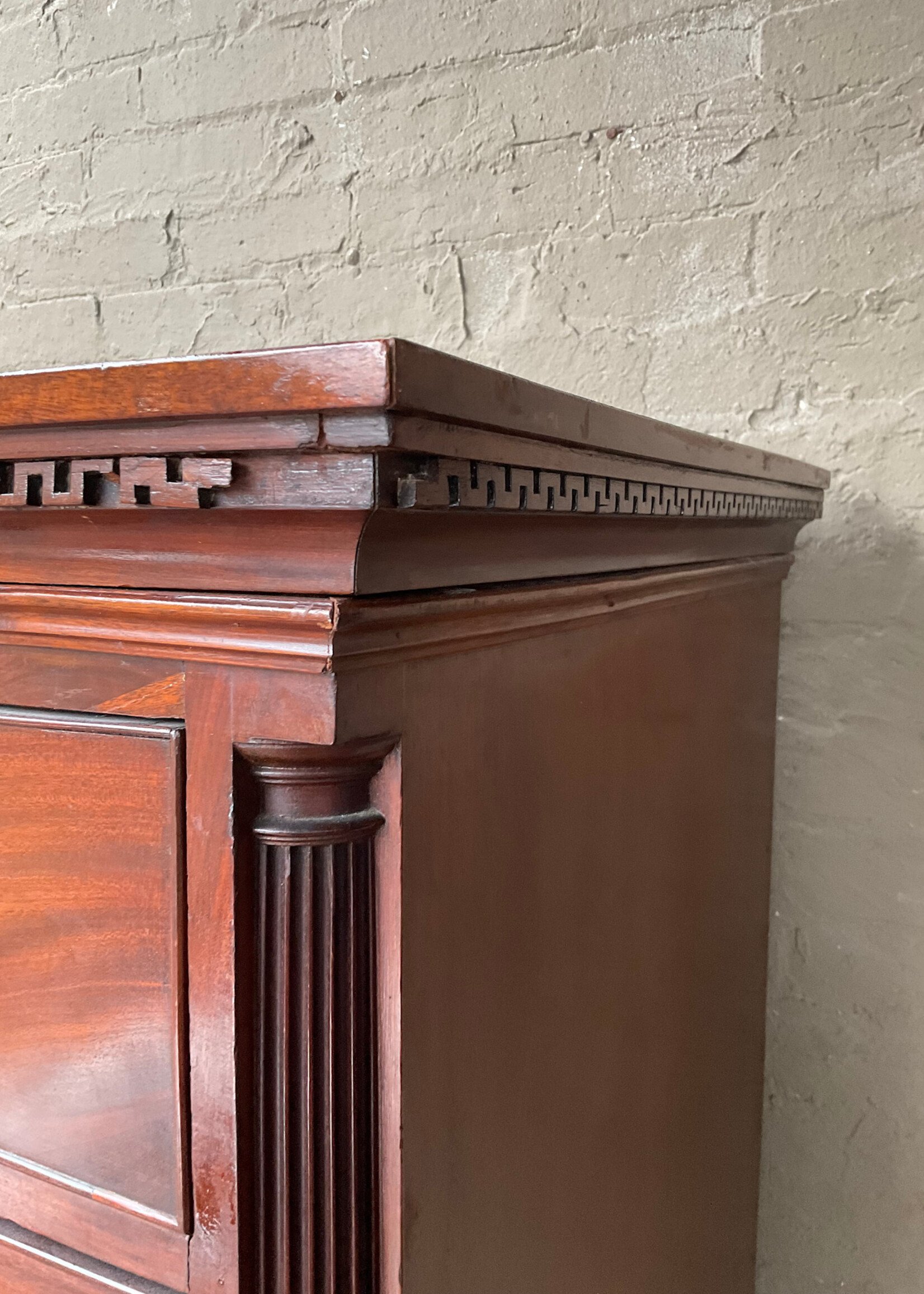 GOODWOOD George III Mahogany Chest on Chest