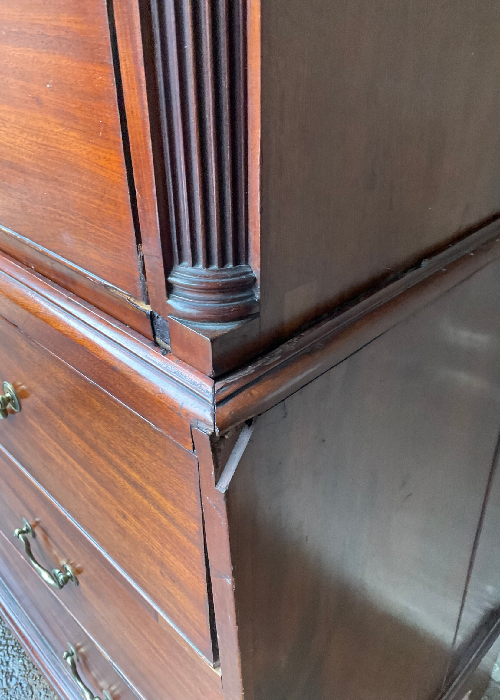 GOODWOOD George III Mahogany Chest on Chest