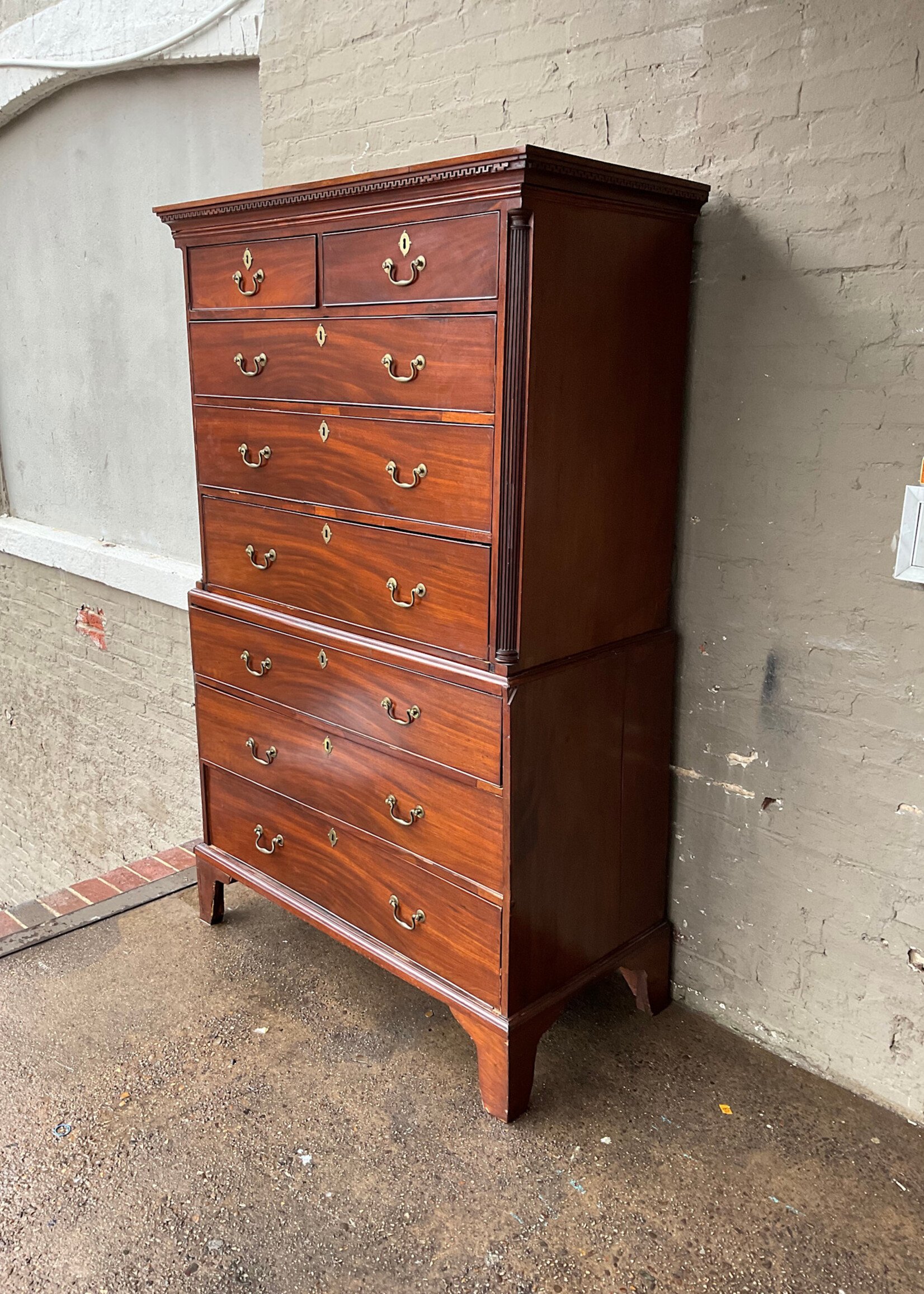 GOODWOOD George III Mahogany Chest on Chest