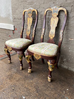GOODWOOD Pair of Continental Painted Chairs
