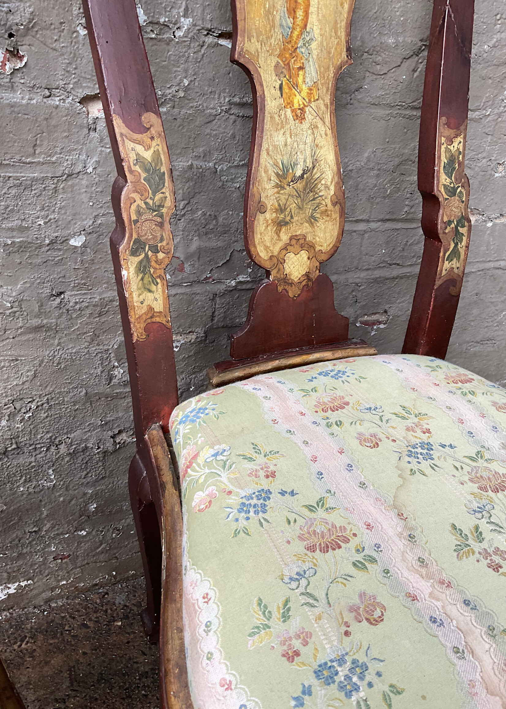 GOODWOOD Pair of Continental Painted Chairs