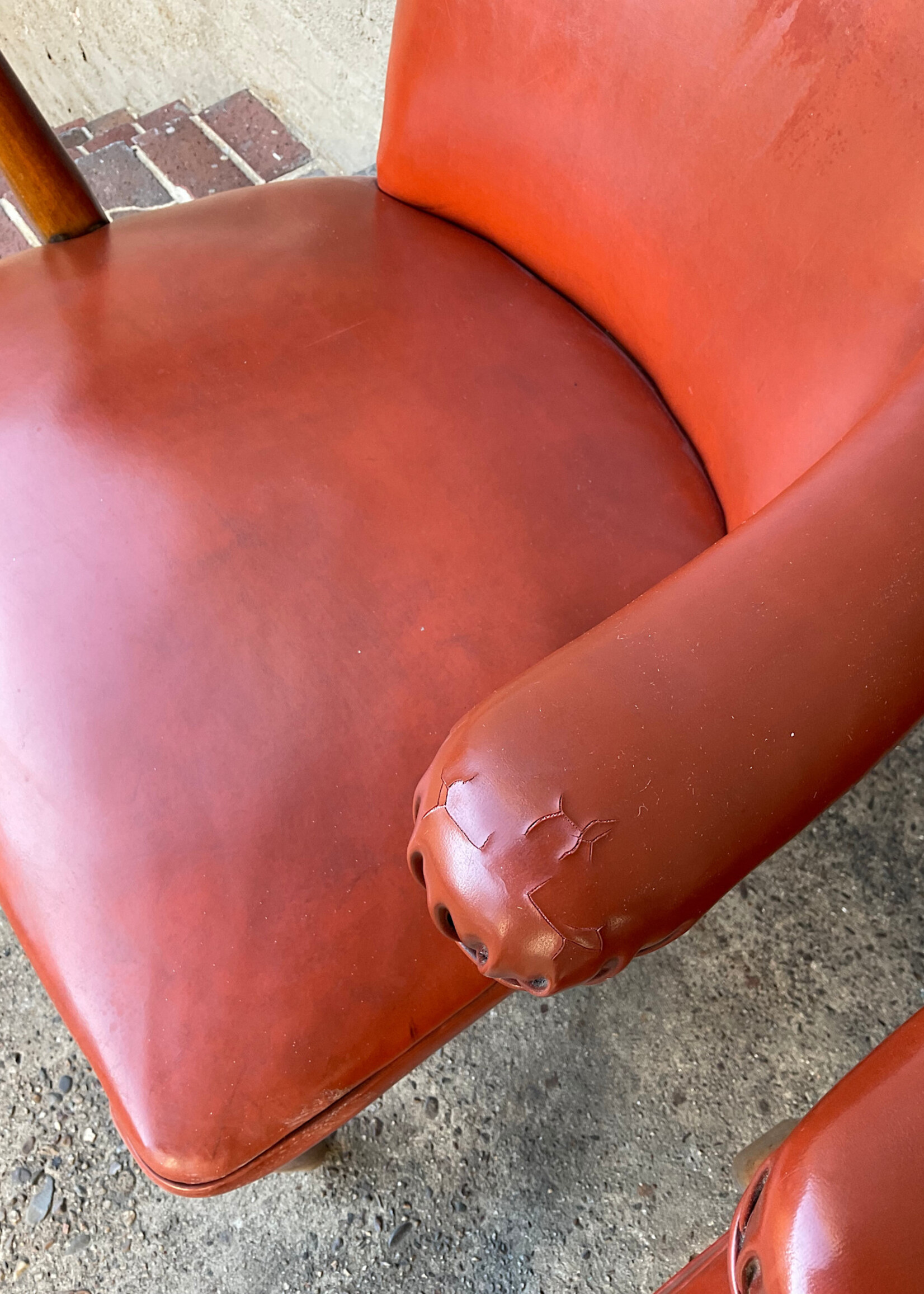 GOODWOOD Pair of Vintage Vinyl Armchairs