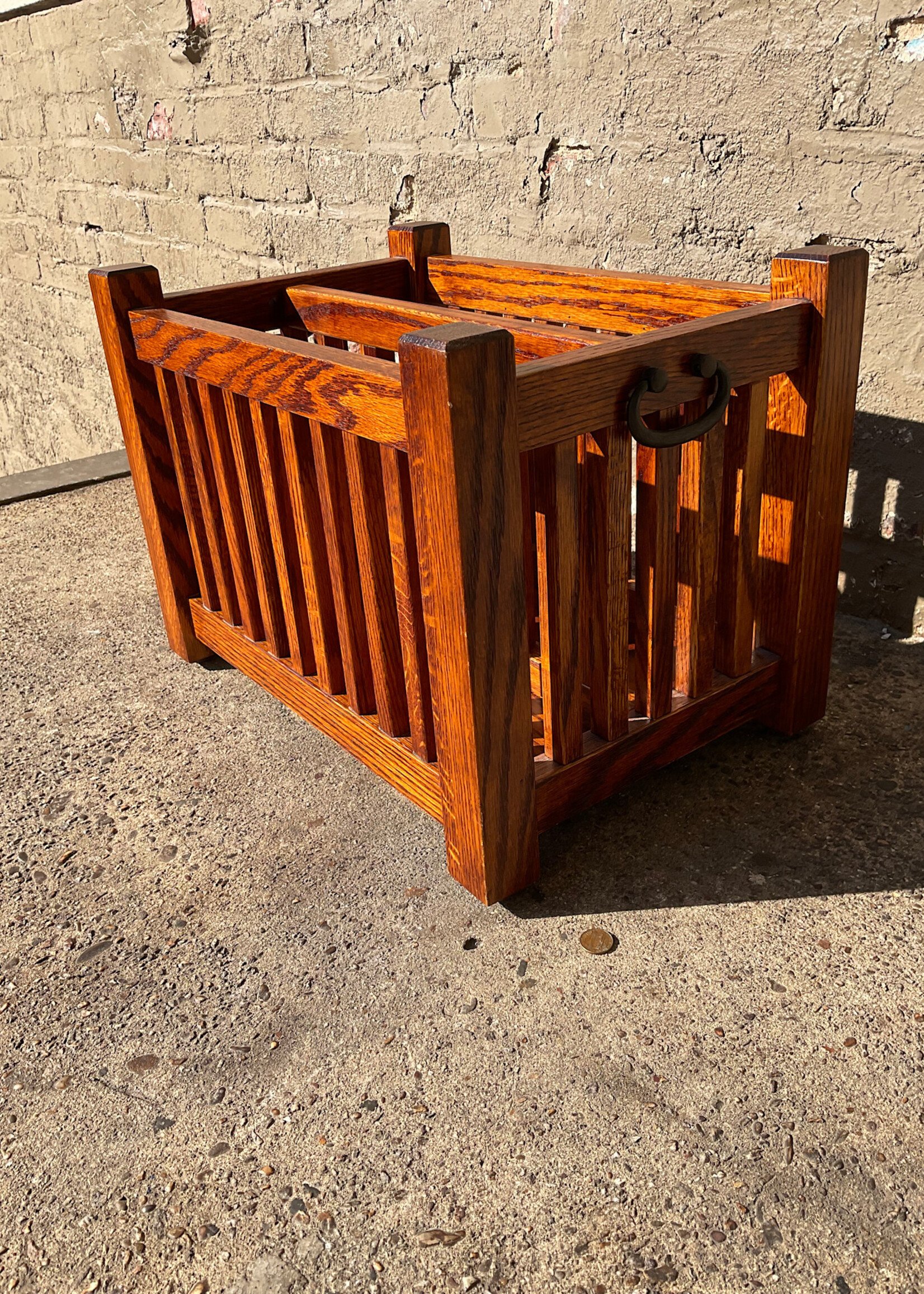 GOODWOOD Mission Oak Magazine Stand