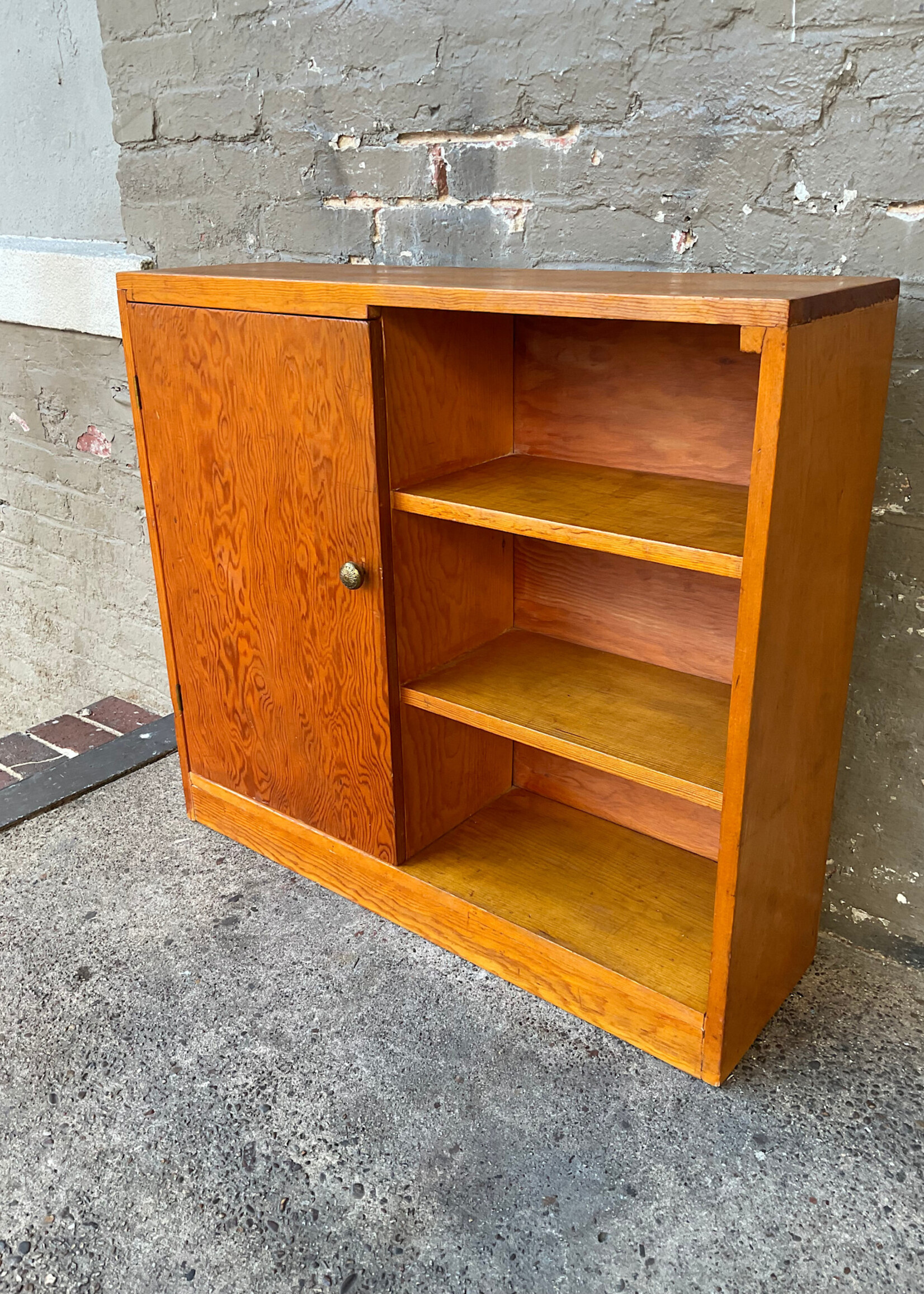 GOODWOOD Pine Bookcase with Door