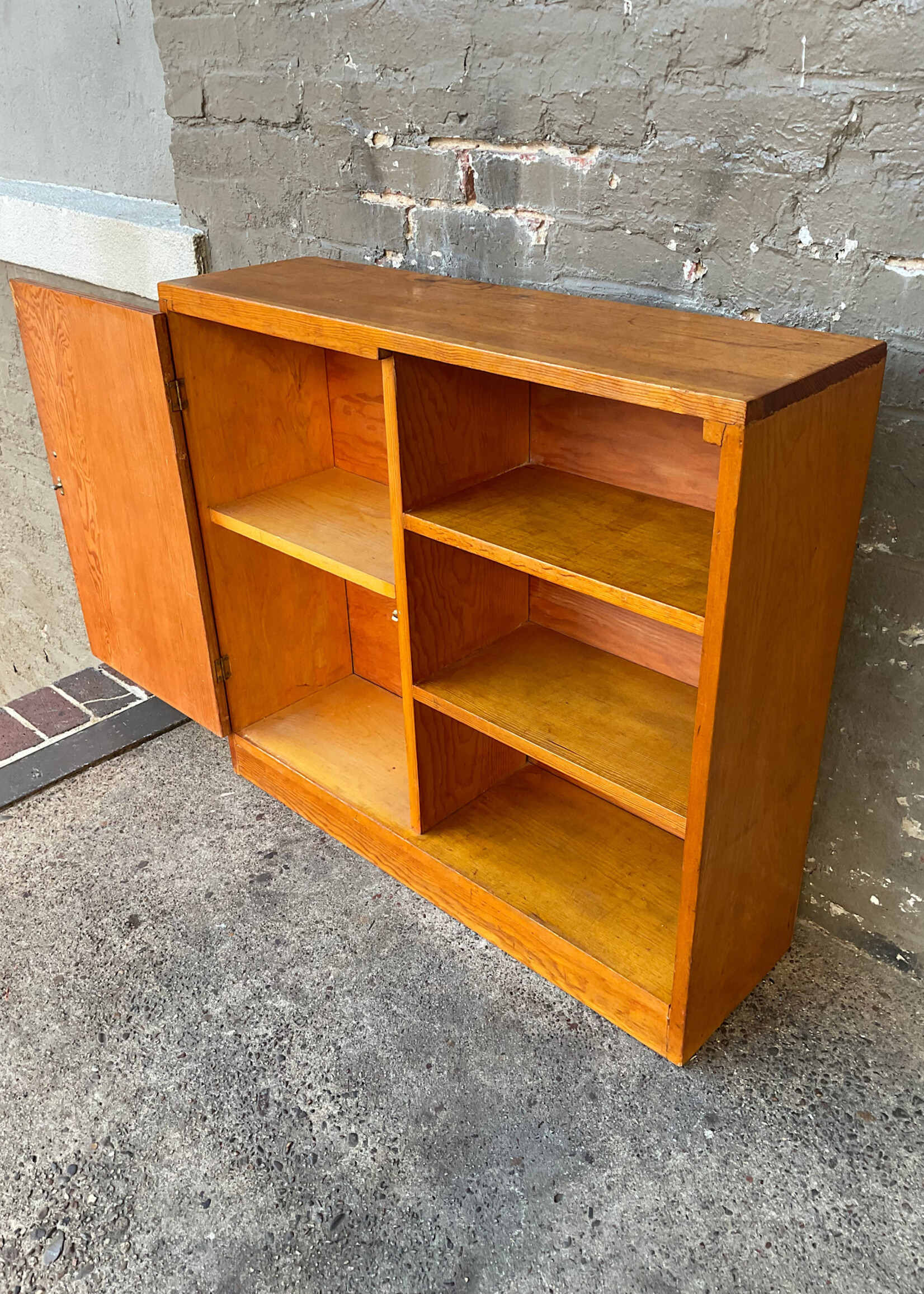 GOODWOOD Pine Bookcase with Door