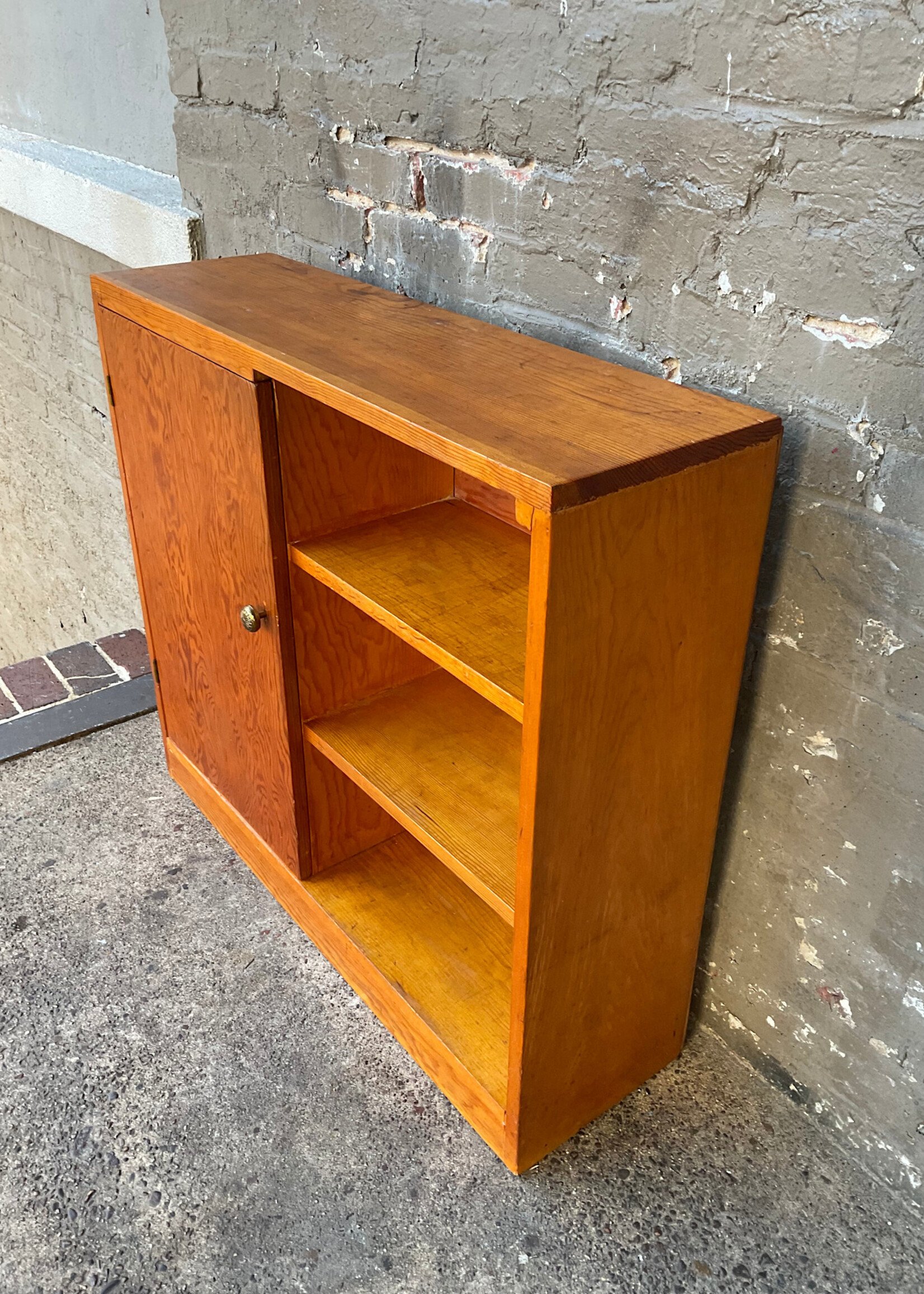GOODWOOD Pine Bookcase with Door