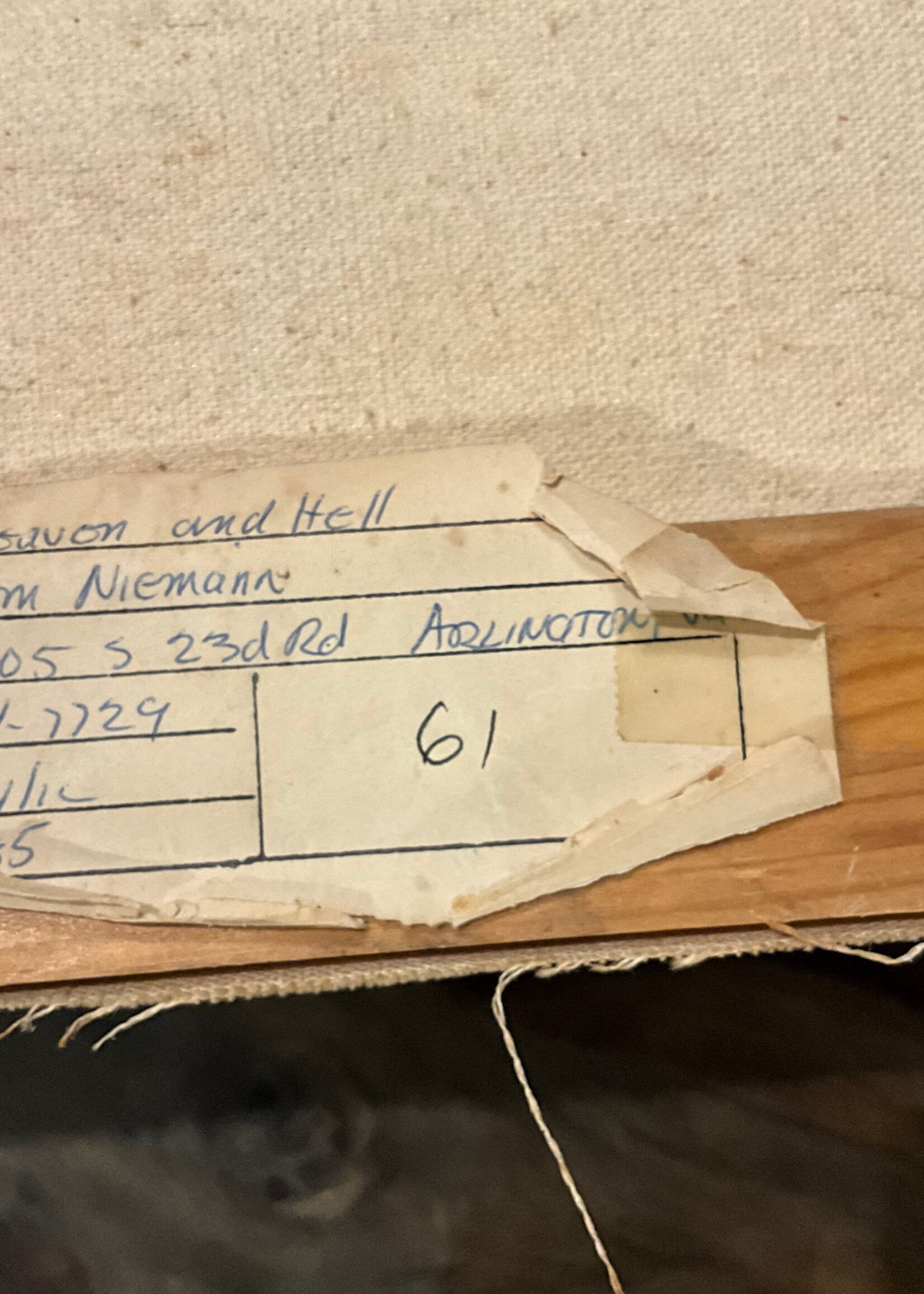 GOODWOOD "Heaven & Hell, Acrylic on Canvas, Tom Niemann