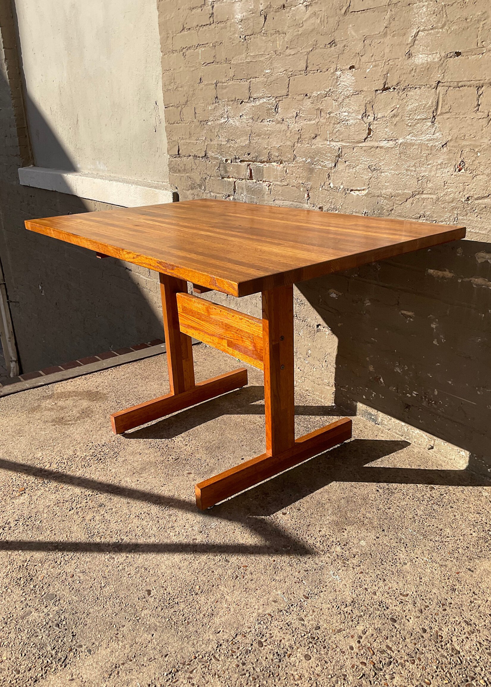 GOODWOOD Vintage Oak Butcher Block Table