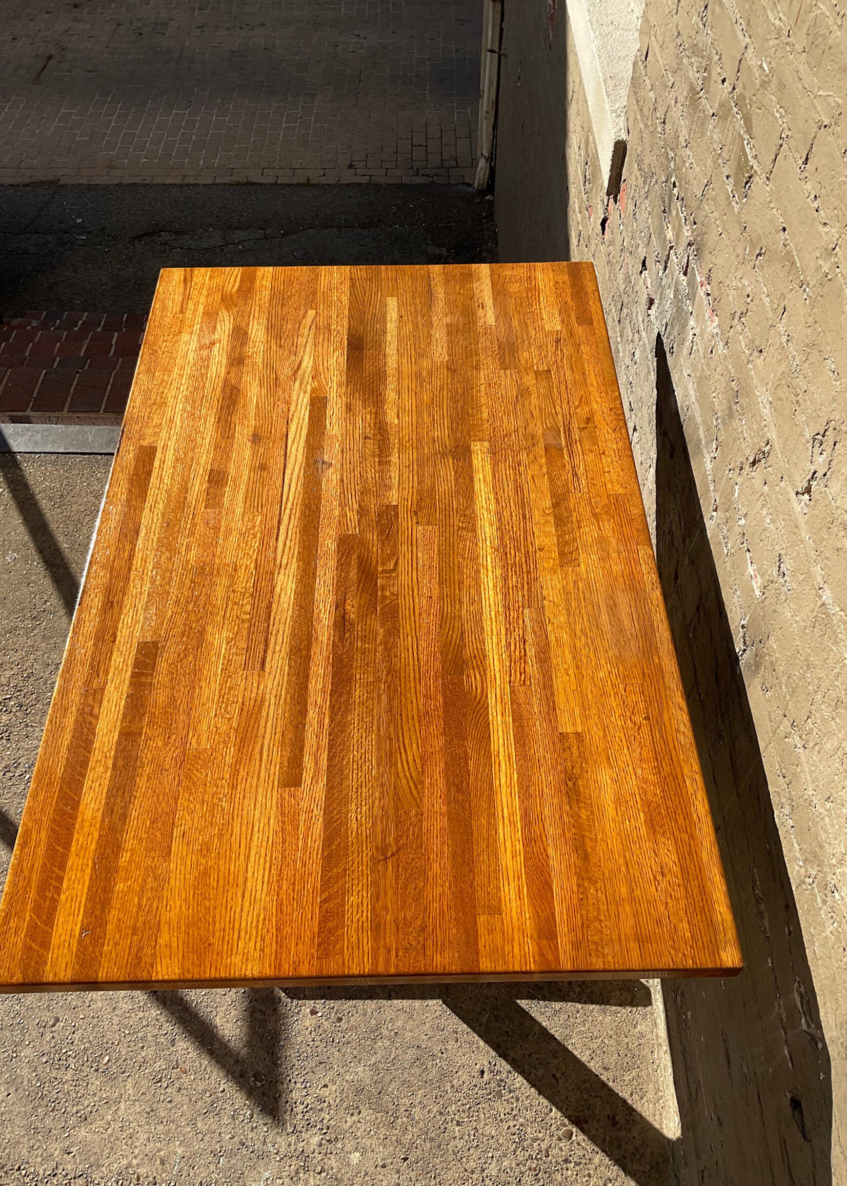 GOODWOOD Vintage Oak Butcher Block Table