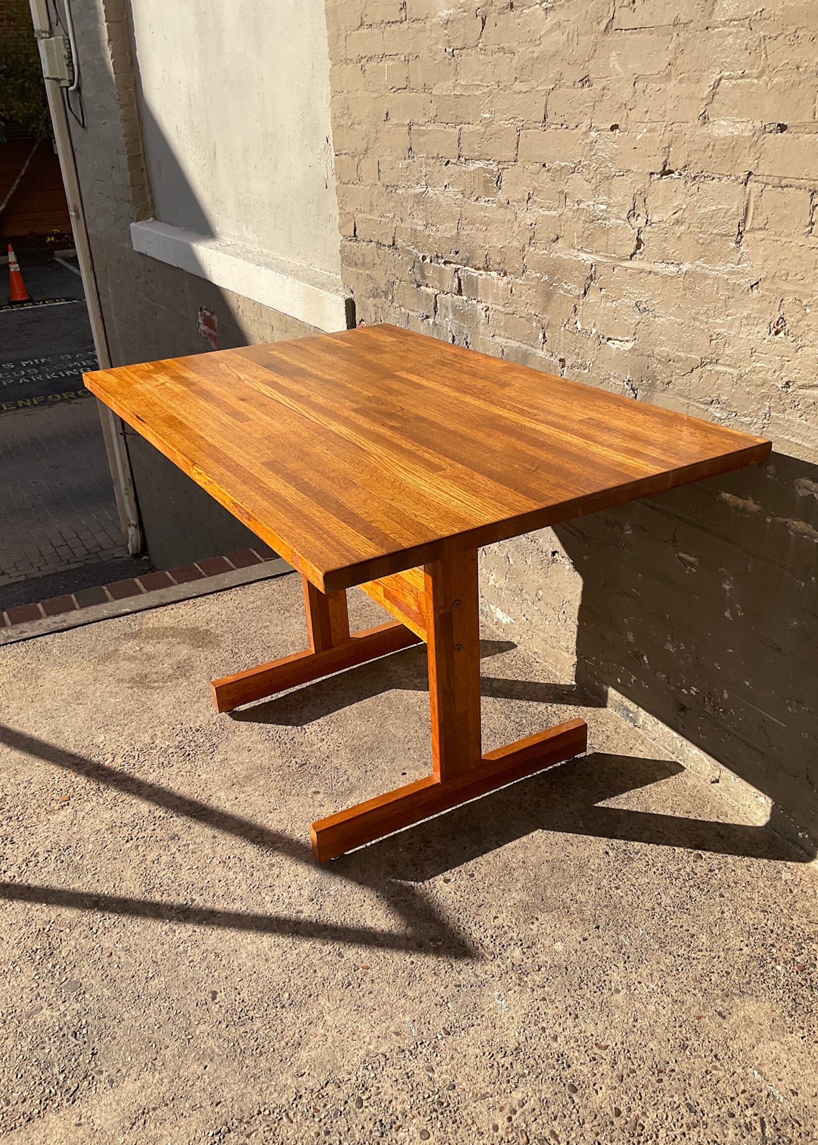 GOODWOOD Vintage Oak Butcher Block Table