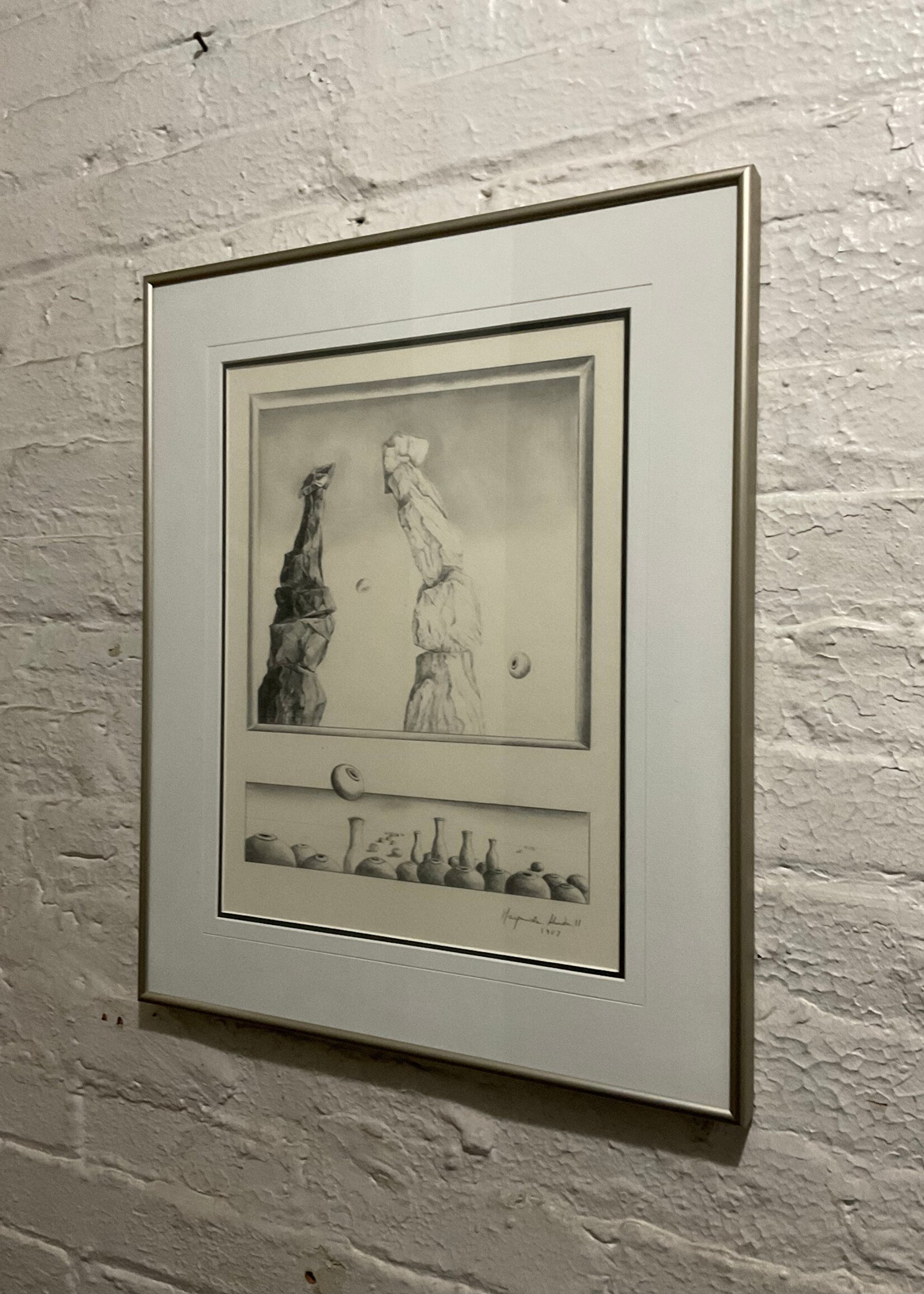 GOODWOOD Pencil Drawing, Signed, 1987