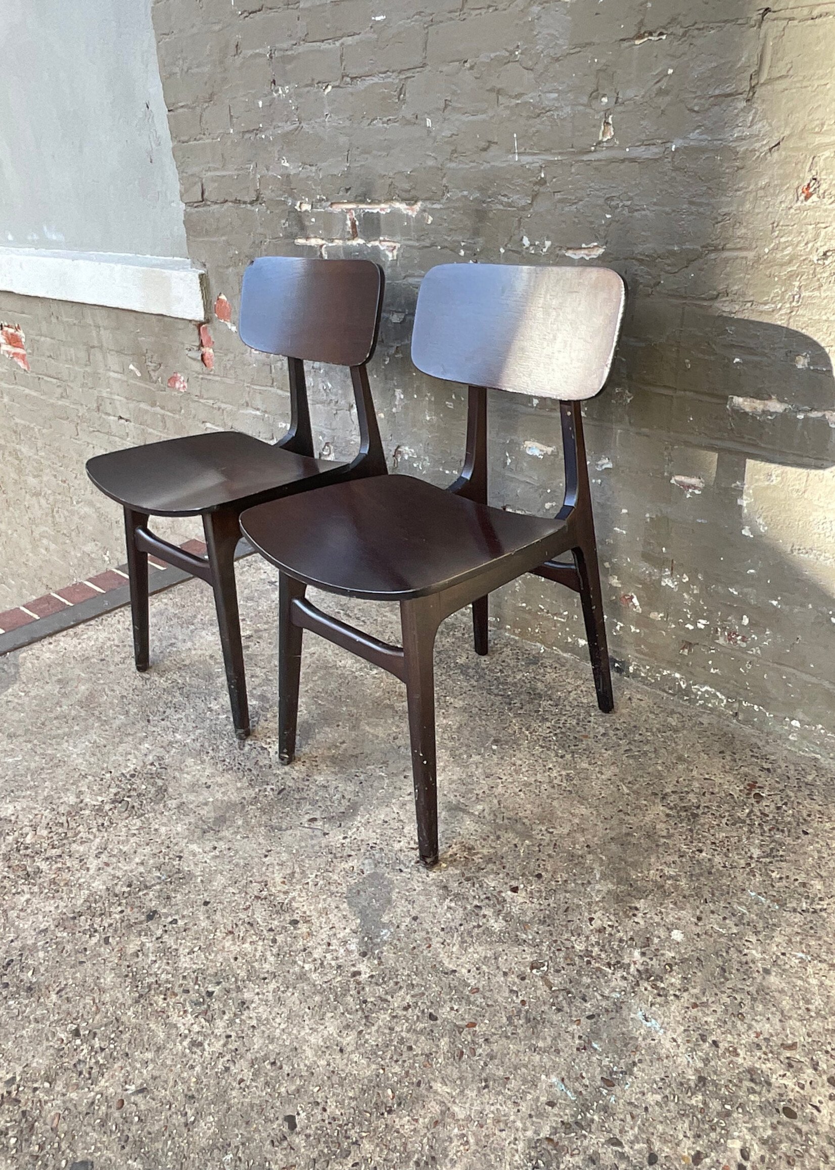 GOODWOOD Pair of MCM Style Dining Chairs