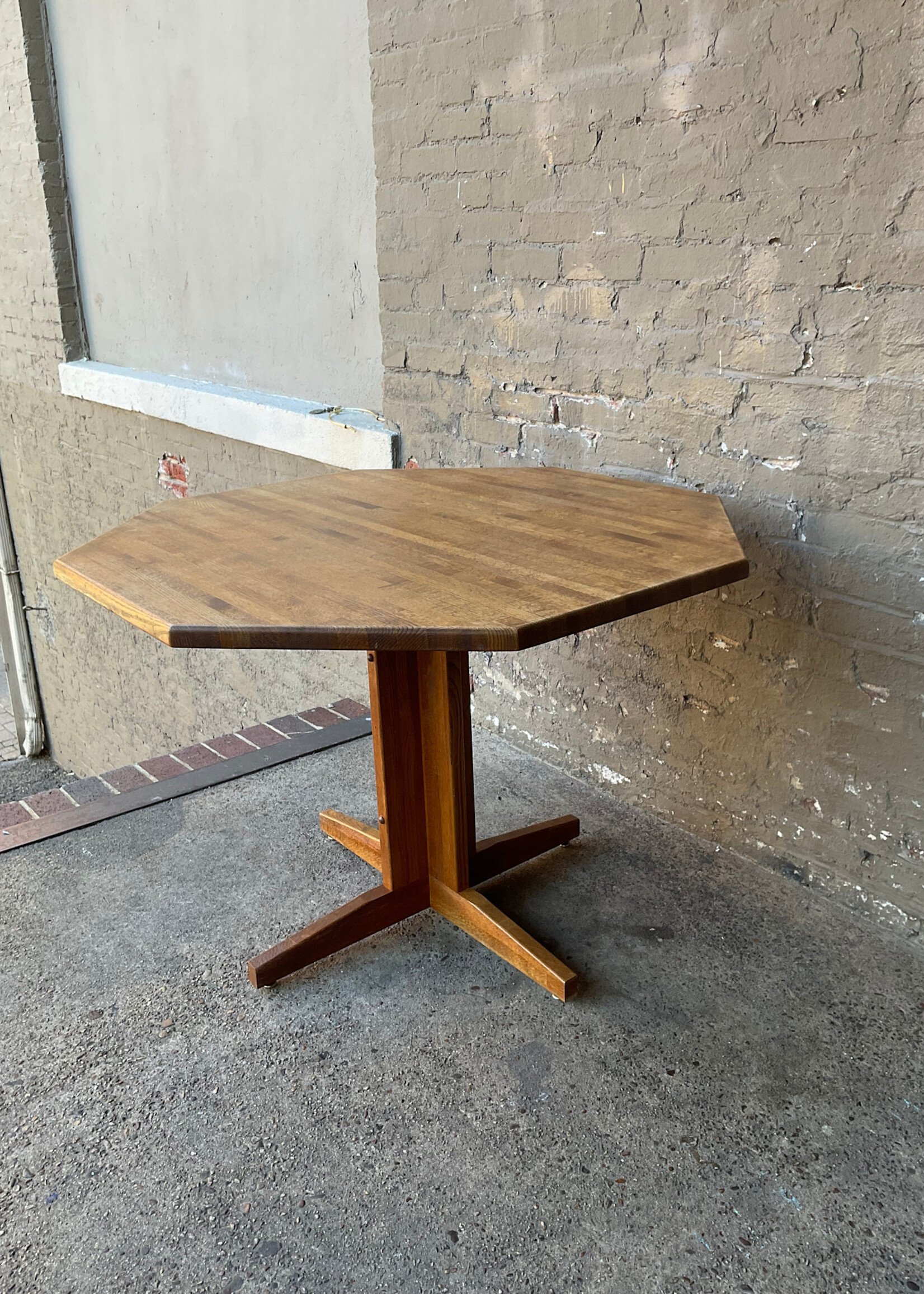 GOODWOOD Oak Butcher Block Octagonal Table