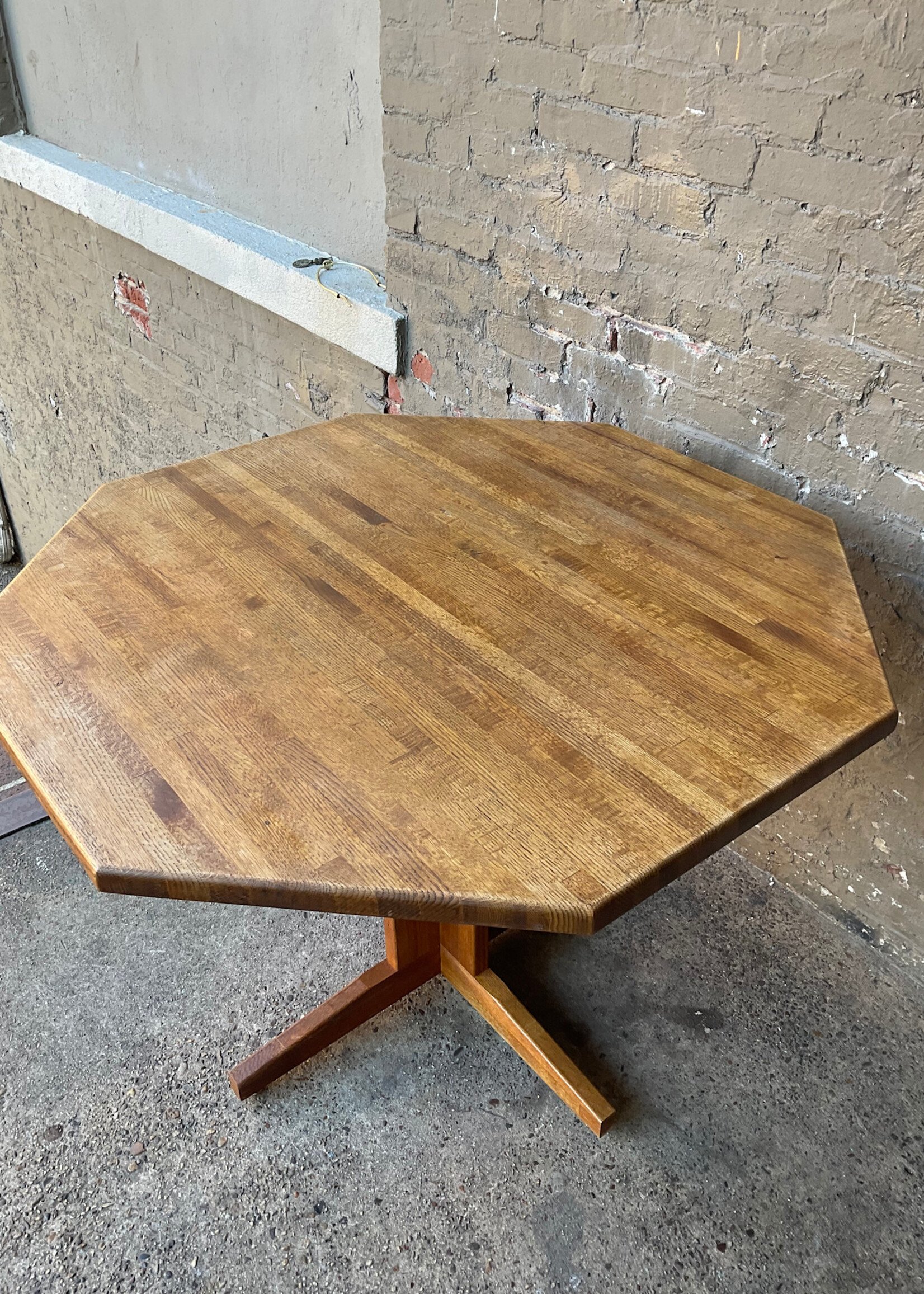 GOODWOOD Oak Butcher Block Octagonal Table
