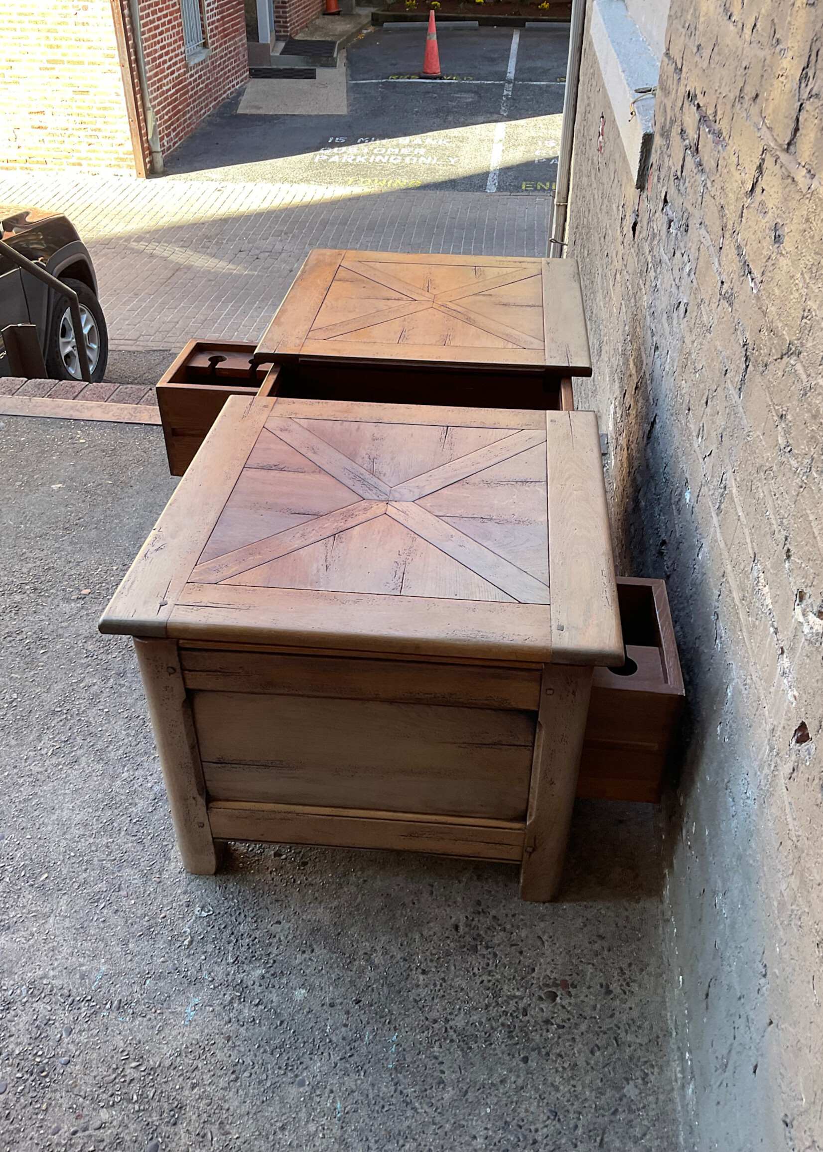 GOODWOOD Fruitwood Coffee Table with Storage