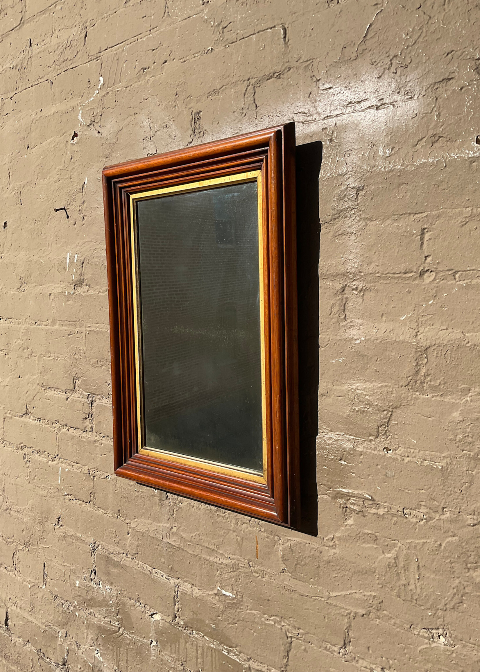 GOODWOOD Victorian Mirror, Heavy Patina