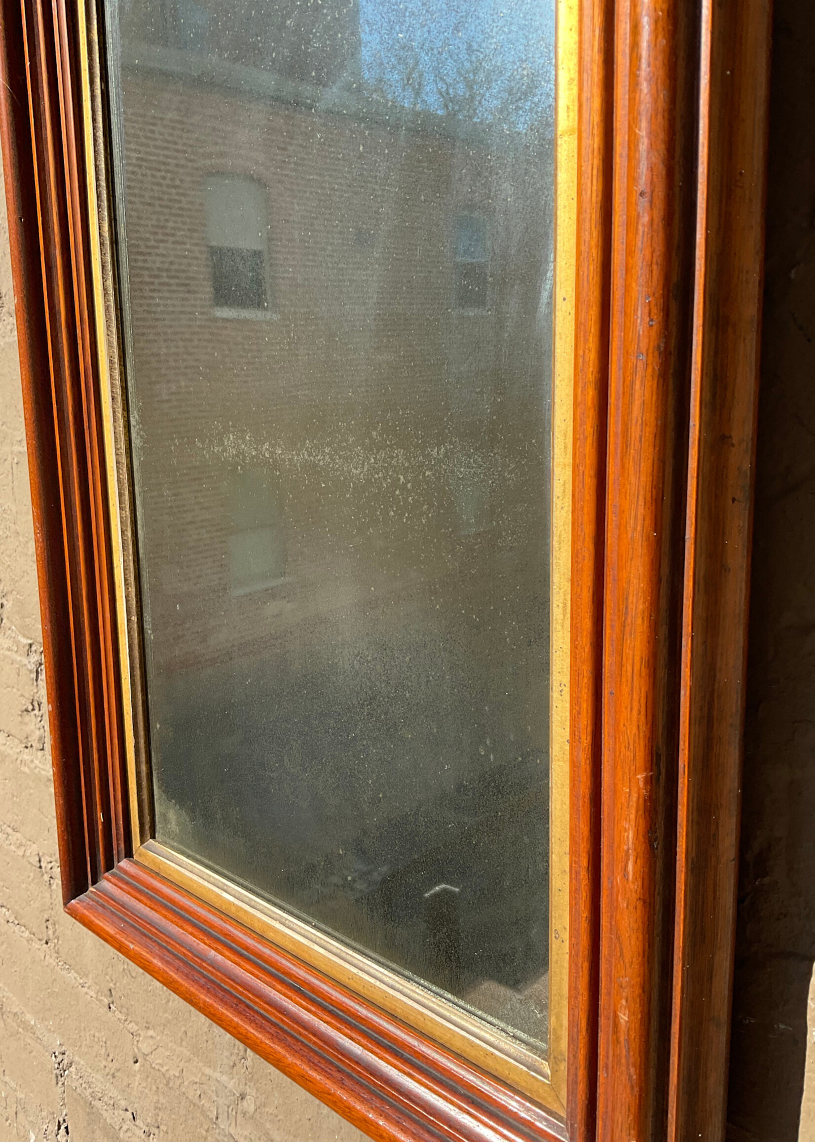 GOODWOOD Victorian Mirror, Heavy Patina