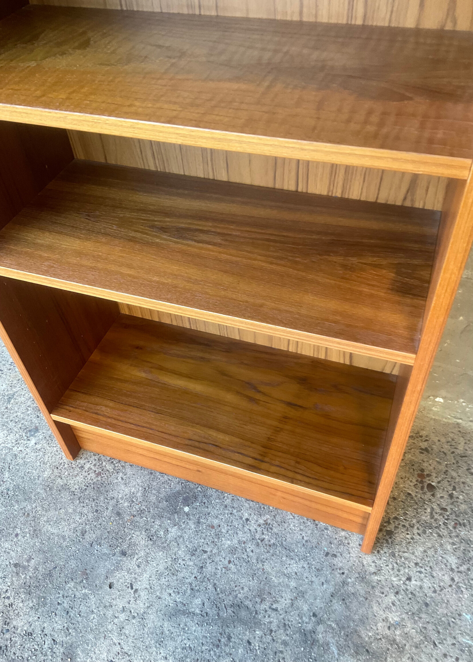 GOODWOOD Danish Modern Narrow Teak Bookcase