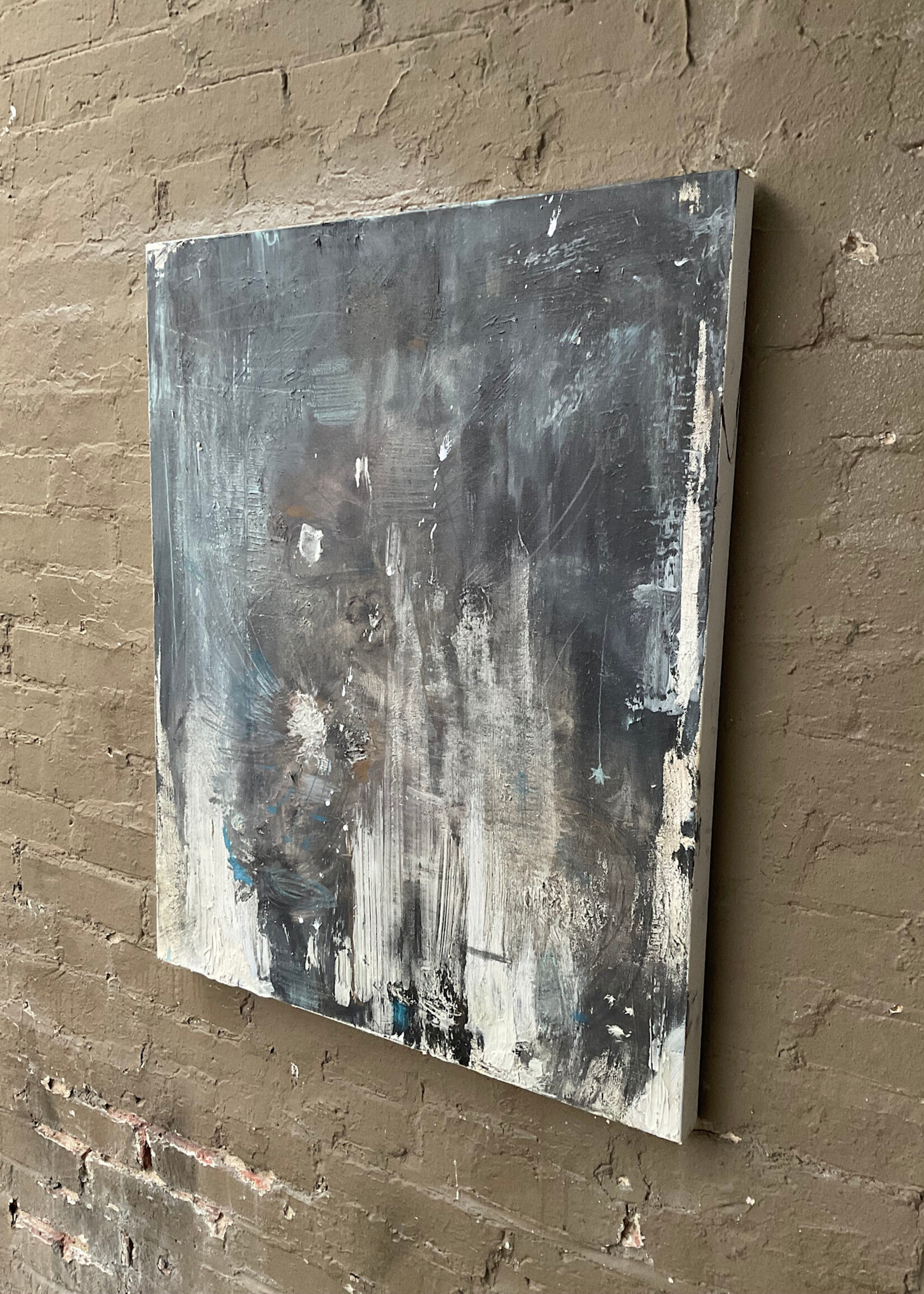 GOODWOOD Black, Blue & White Abstract, Aidan Niepold