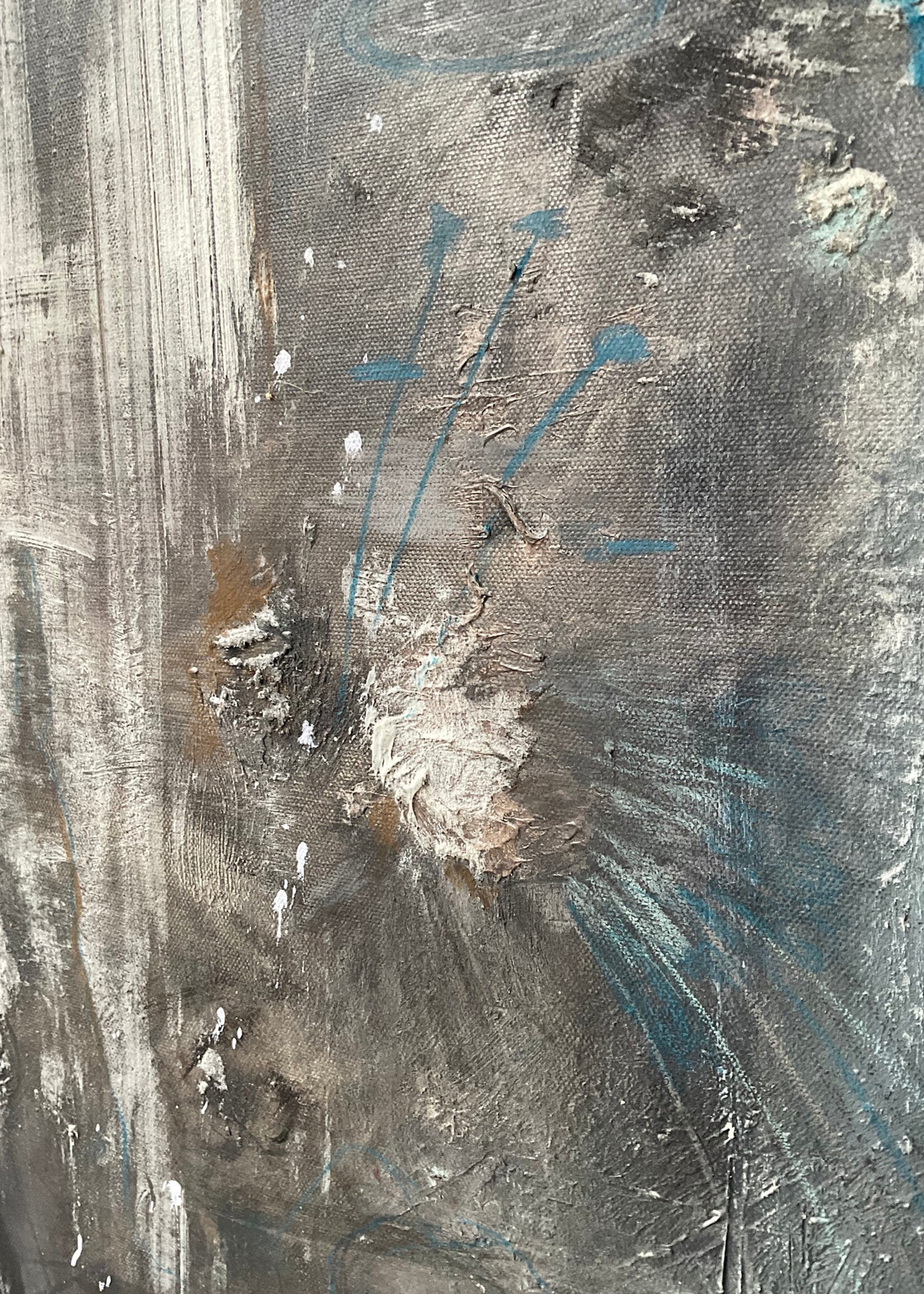 GOODWOOD Black, Blue & White Abstract, Aidan Niepold