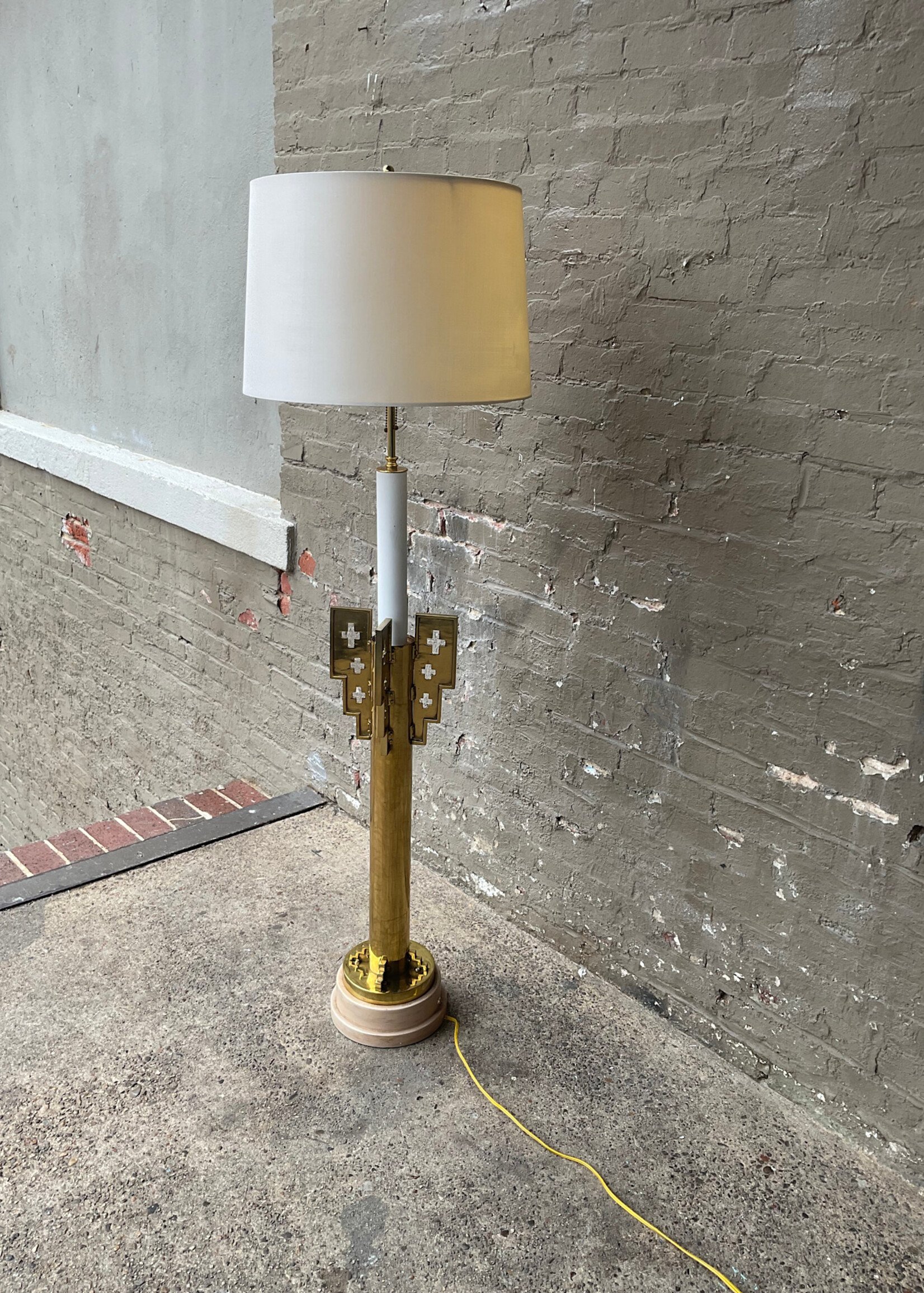 GOODWOOD Hollywood Regency Brass Floor Lamp