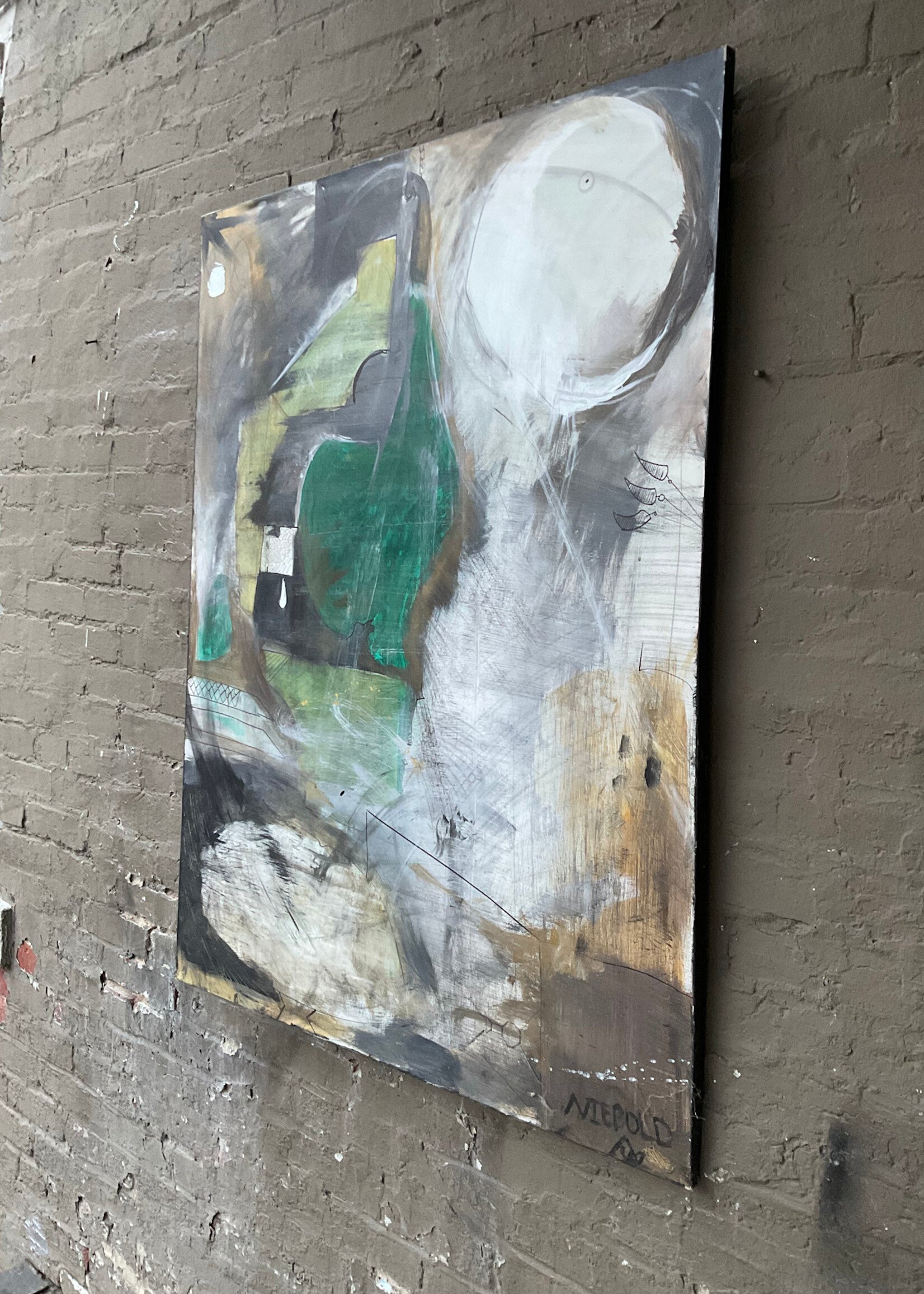 GOODWOOD Green Abstract, Aidan Niepold