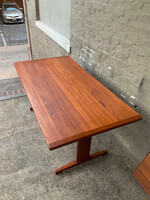 GOODWOOD Danish Modern Teak Extension Table w/2 Leaves