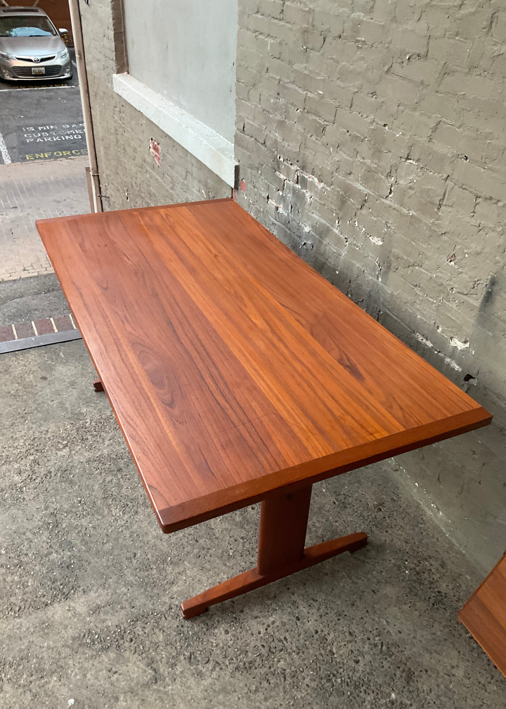 GOODWOOD Danish Modern Teak Extension Table w/2 Leaves