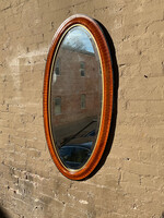 GOODWOOD Beveled Oval Grain Painted Mirror