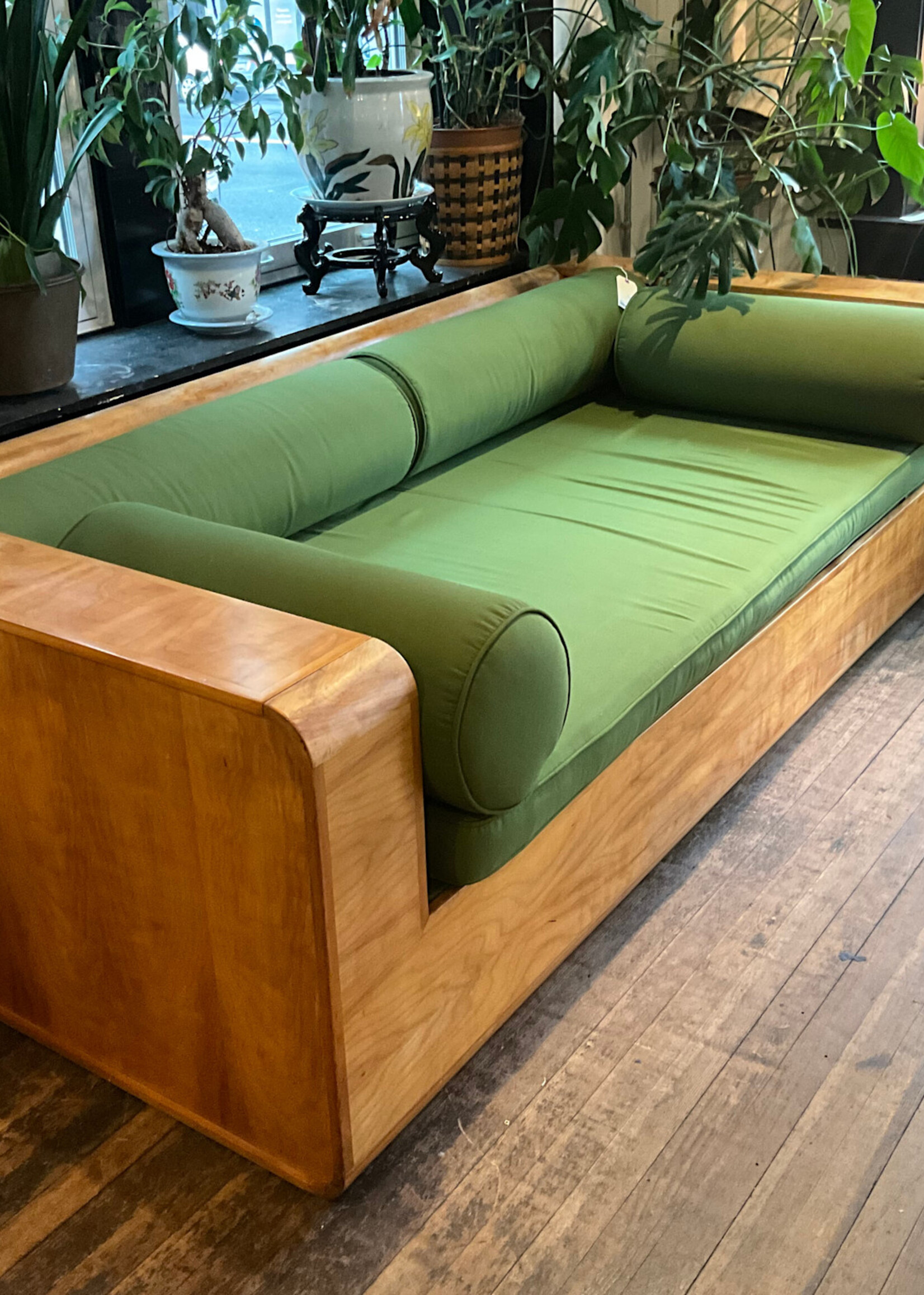 GOODWOOD Custom Art Deco Style Maple Sofa