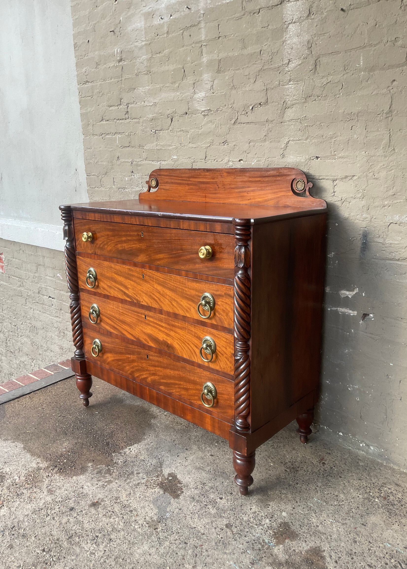 GOODWOOD Late Federal Mahogany Chest of Drawers