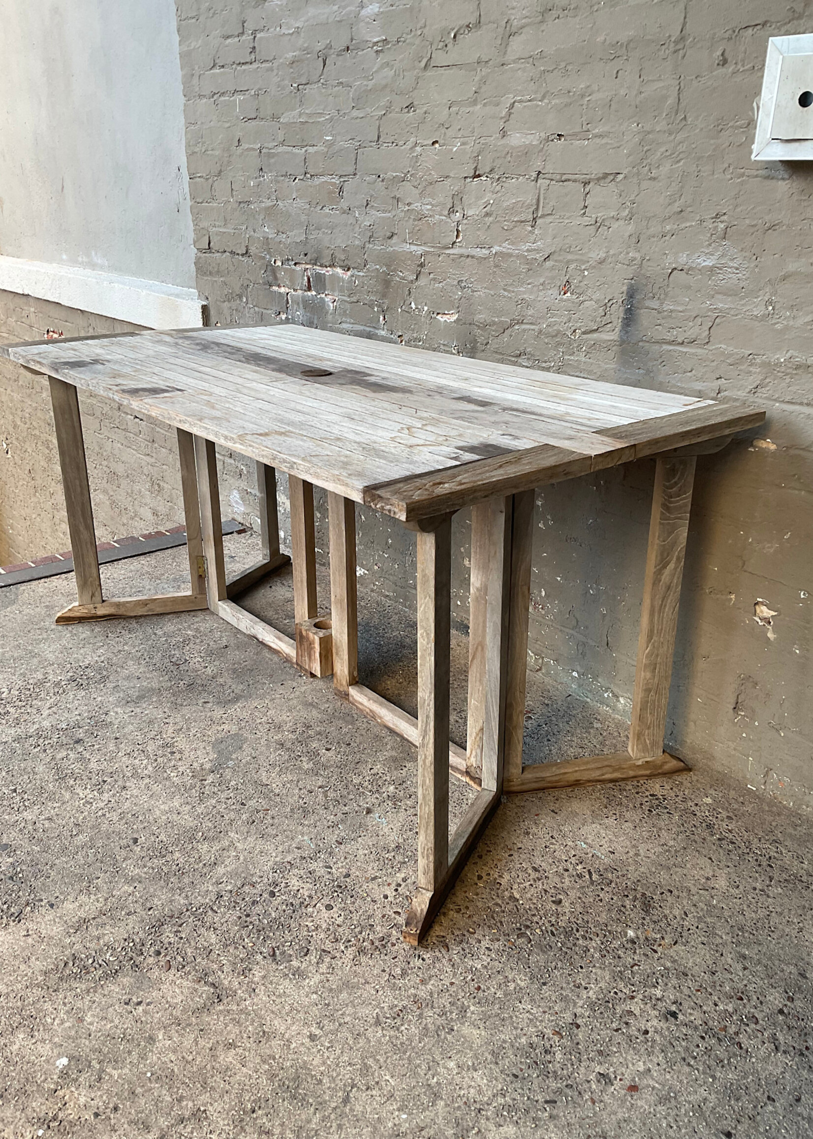 GOODWOOD Weathered Teak Folding Table