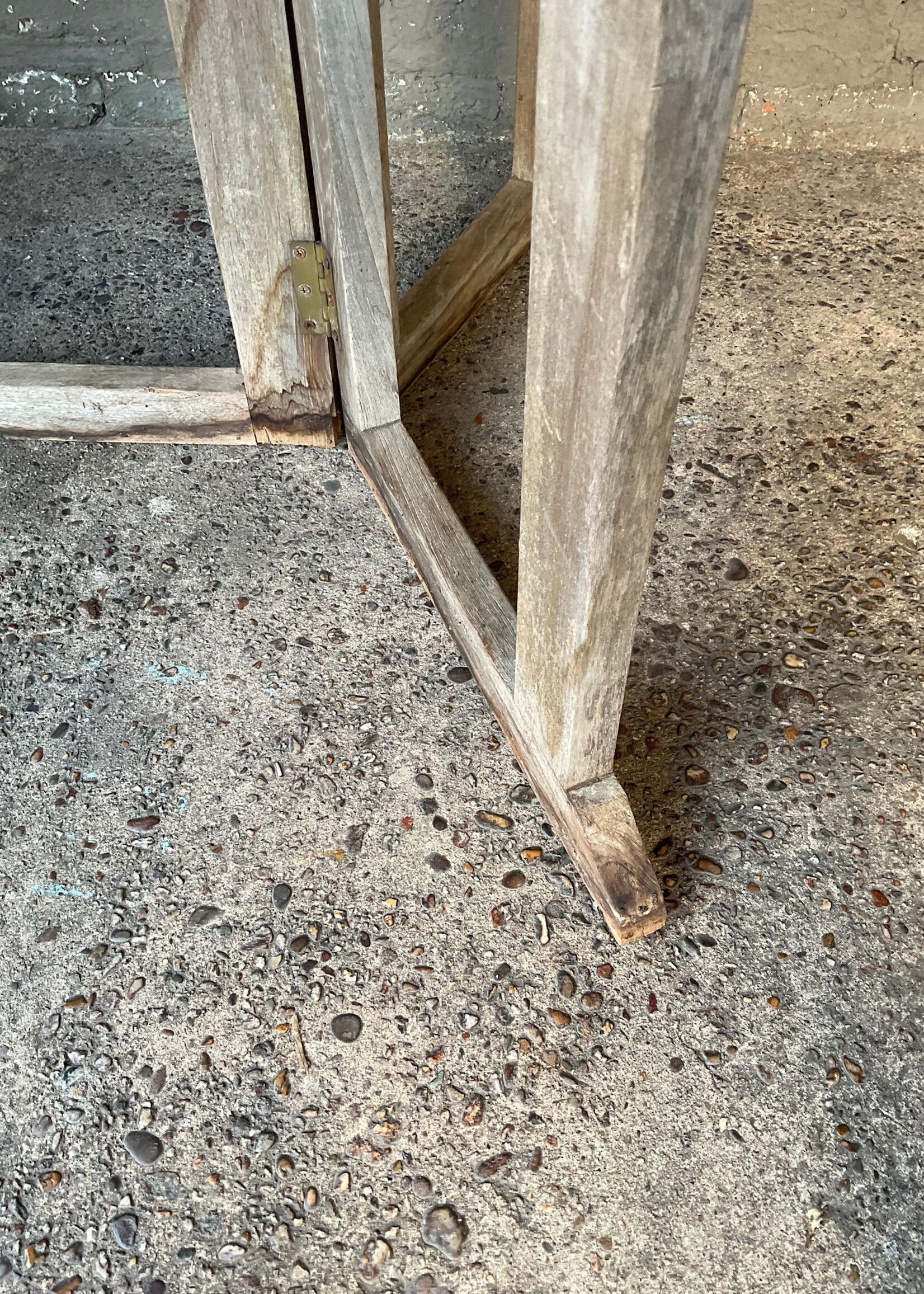 GOODWOOD Weathered Teak Folding Table